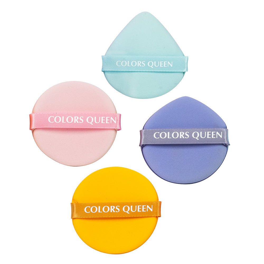 Pack of 4 Makeup Puffs with Powder, Foundation, Concealer & Multipurpose Puff