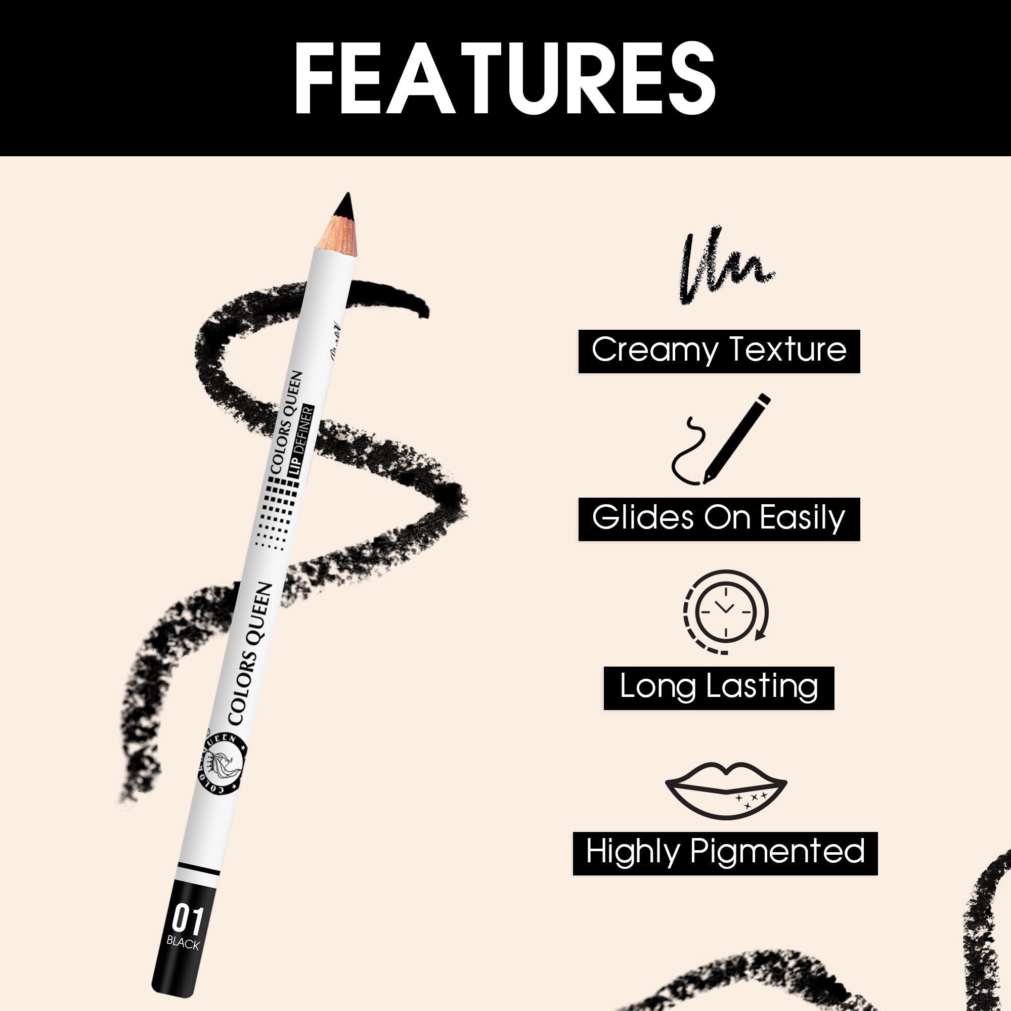 Lip & Eye Definer Set – 12 Shades for Precise Looks