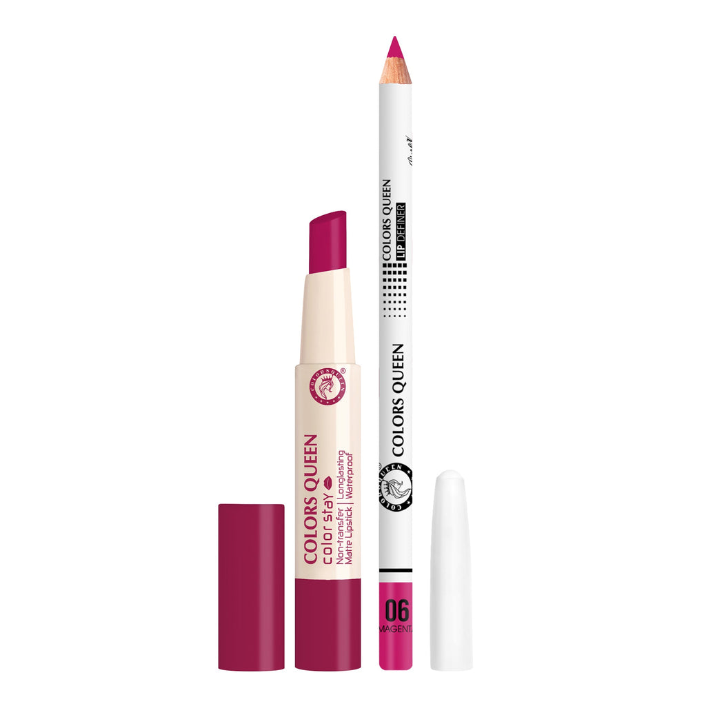 Color Stay Non-Transfer Lipstick and Lip Definer Combo