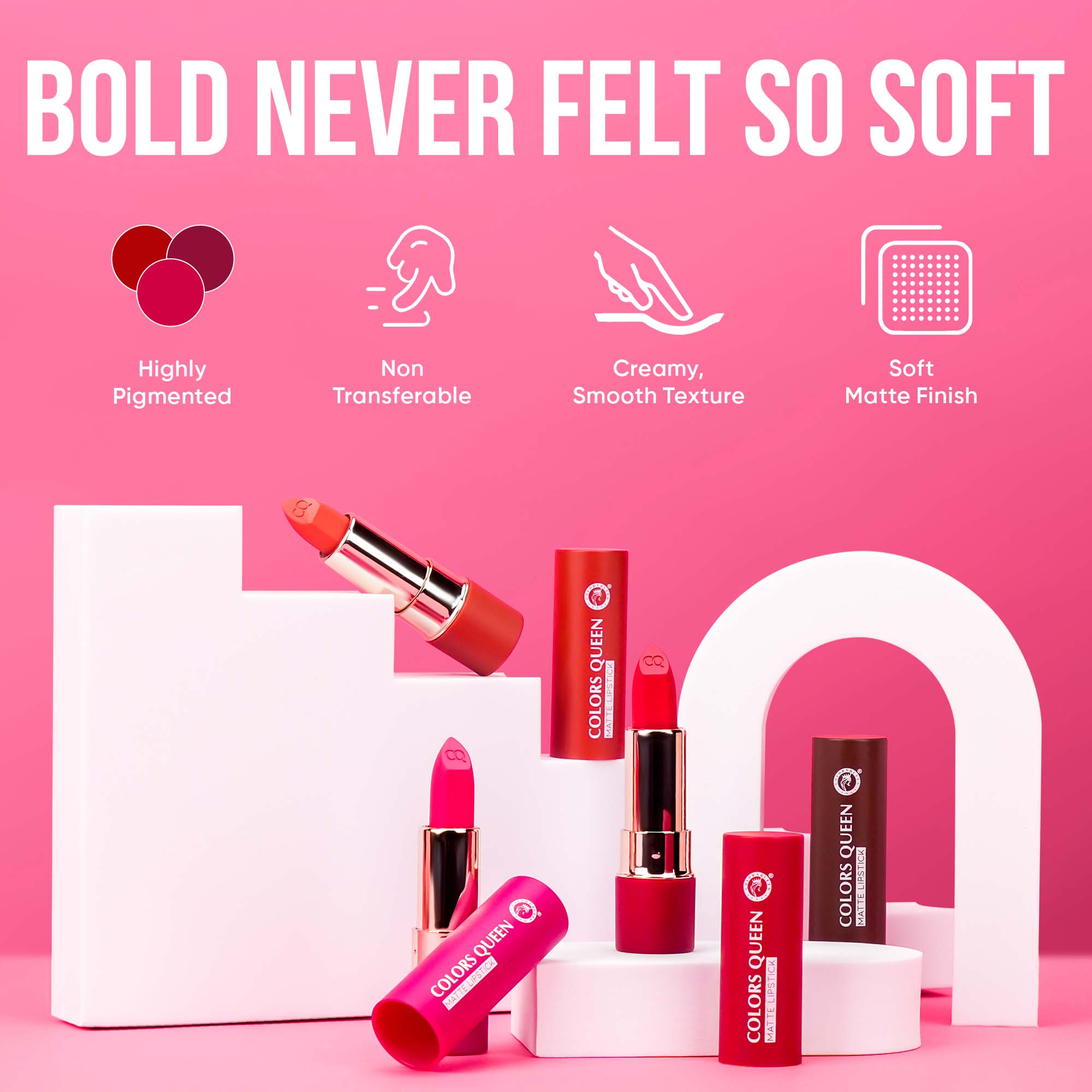 Lippie Creamy Matte Lipstick in 18 Rich Shades