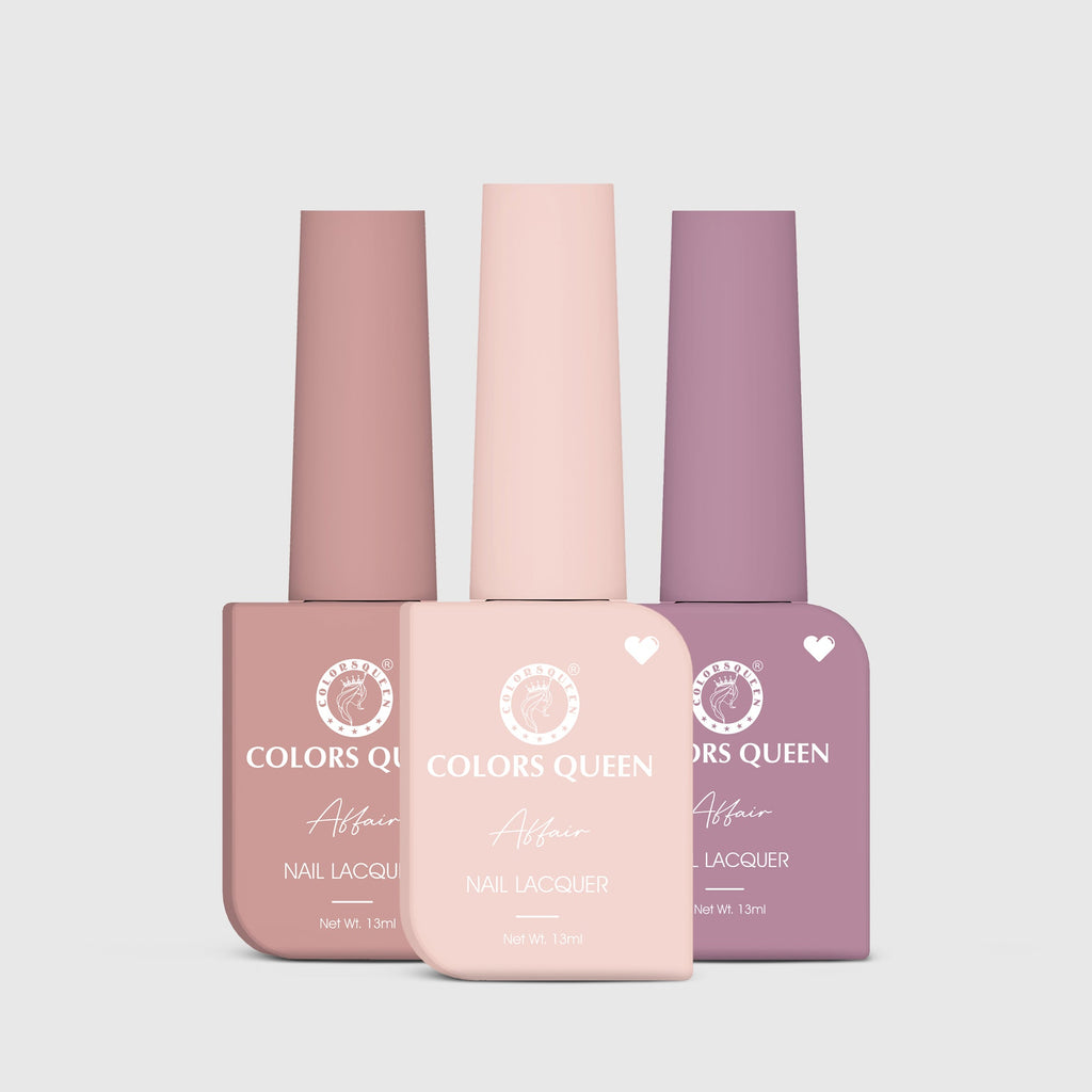 Affair Matte Nail Paint Set of 3 – Highly Pigmented Enamel