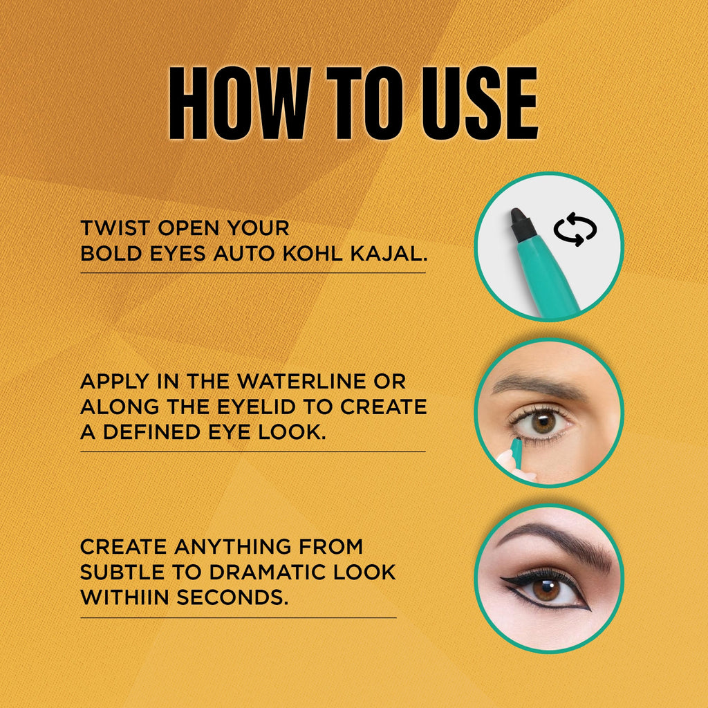 Bold Eyes Auto Kajal | 0.35 Gram