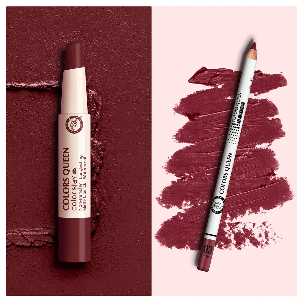 Long-Lasting Lipstick & Lip Definer Combo