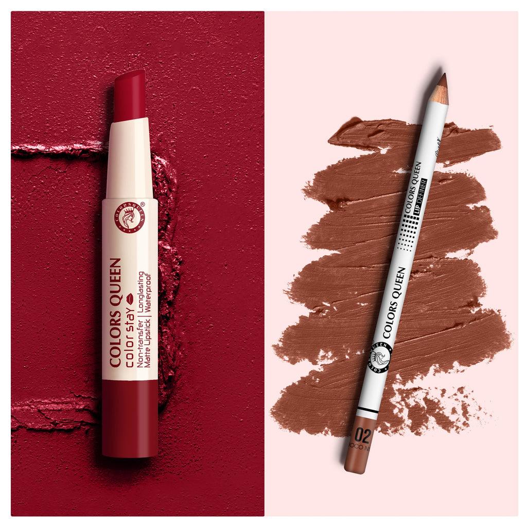 Long-Lasting Lipstick & Lip Definer Combo