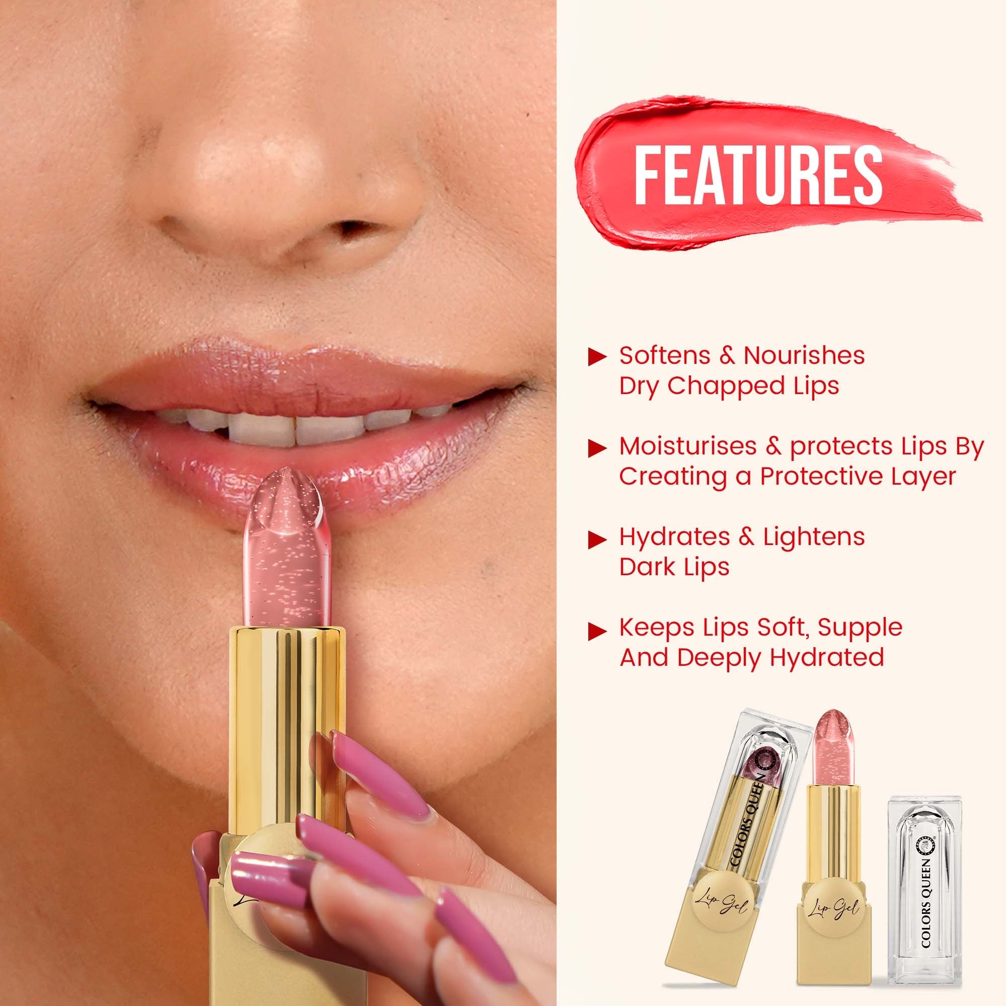 Color-Changing Lip Gel with Natural Hydration