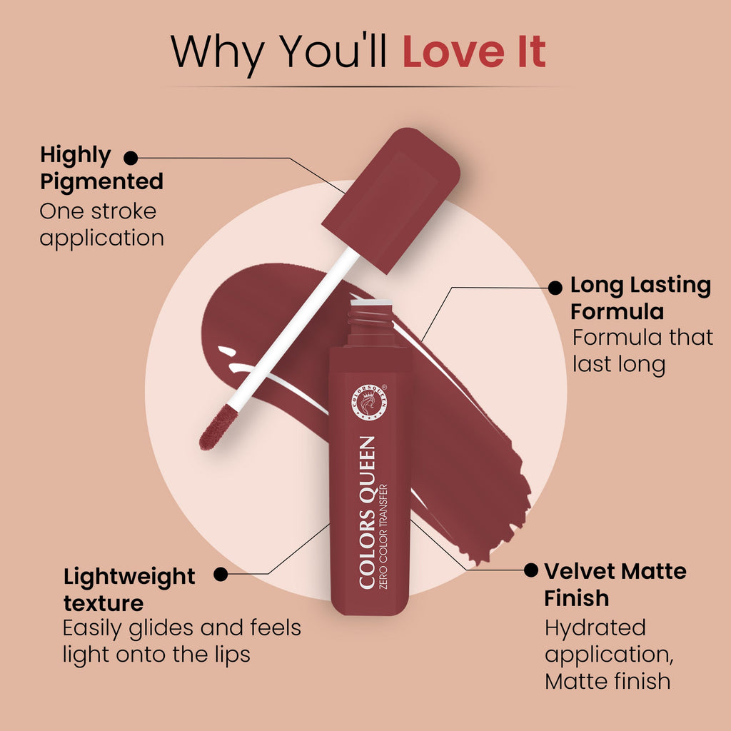 Zero Transfer Lipstick – Smudge Proof