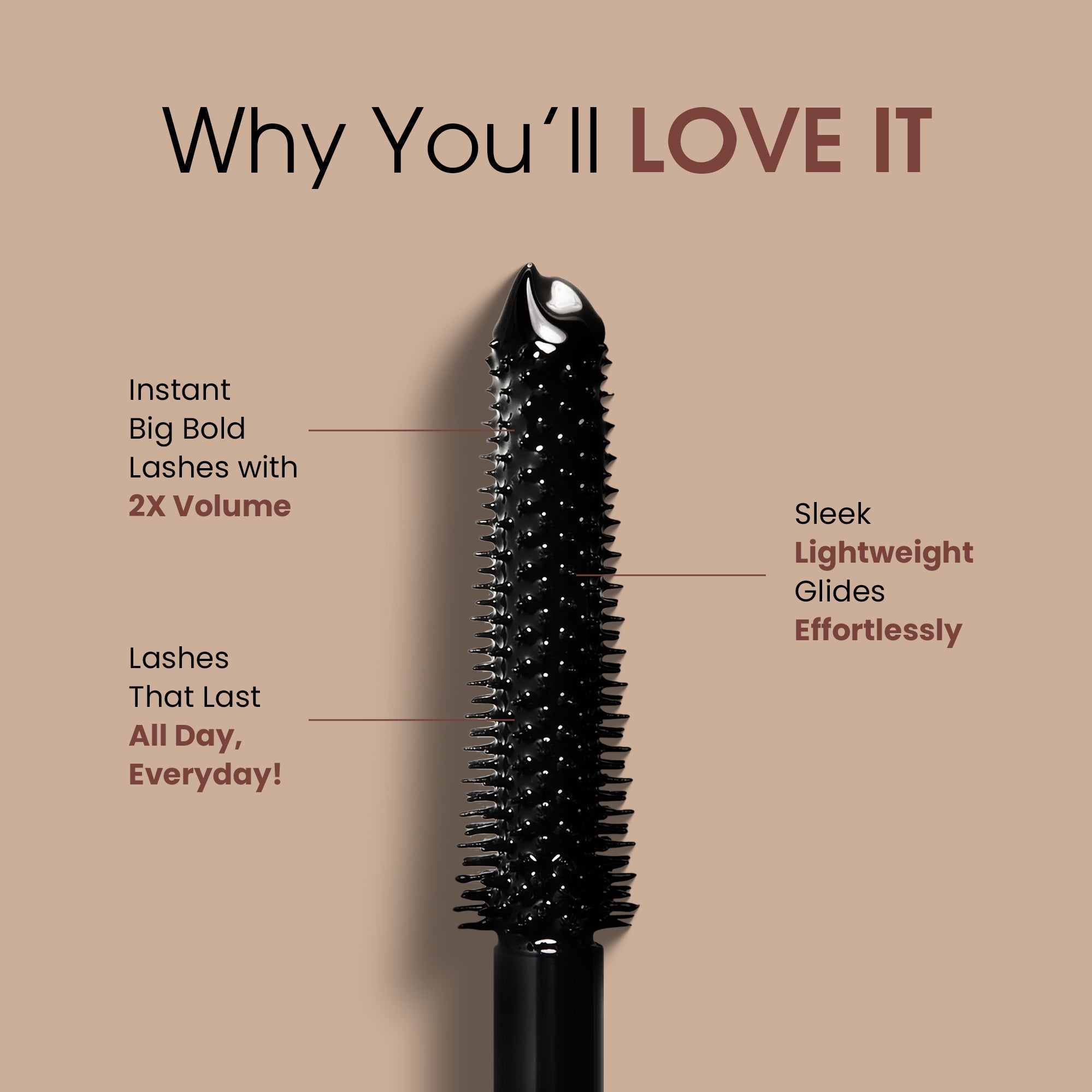 PINKKUP Waterproof Mascara | 4.5 ML