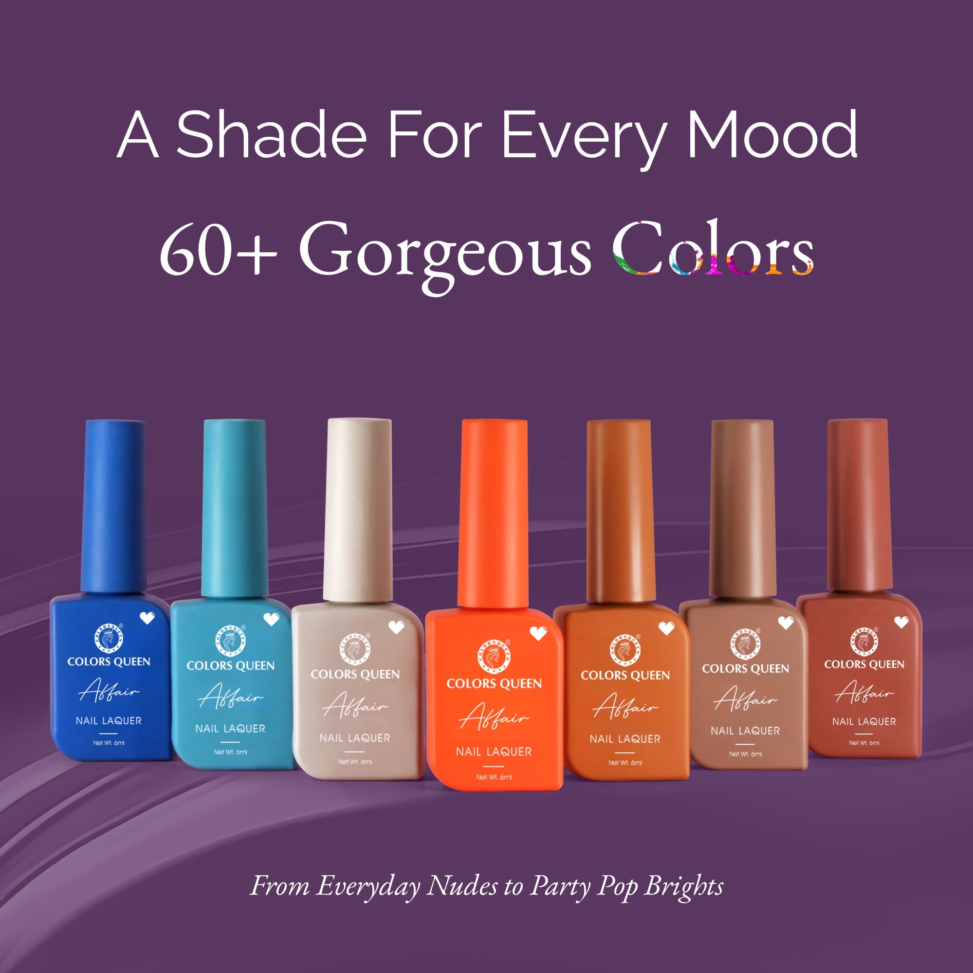 Nail Affair Nail Polish – Bold Colors  | 13ml