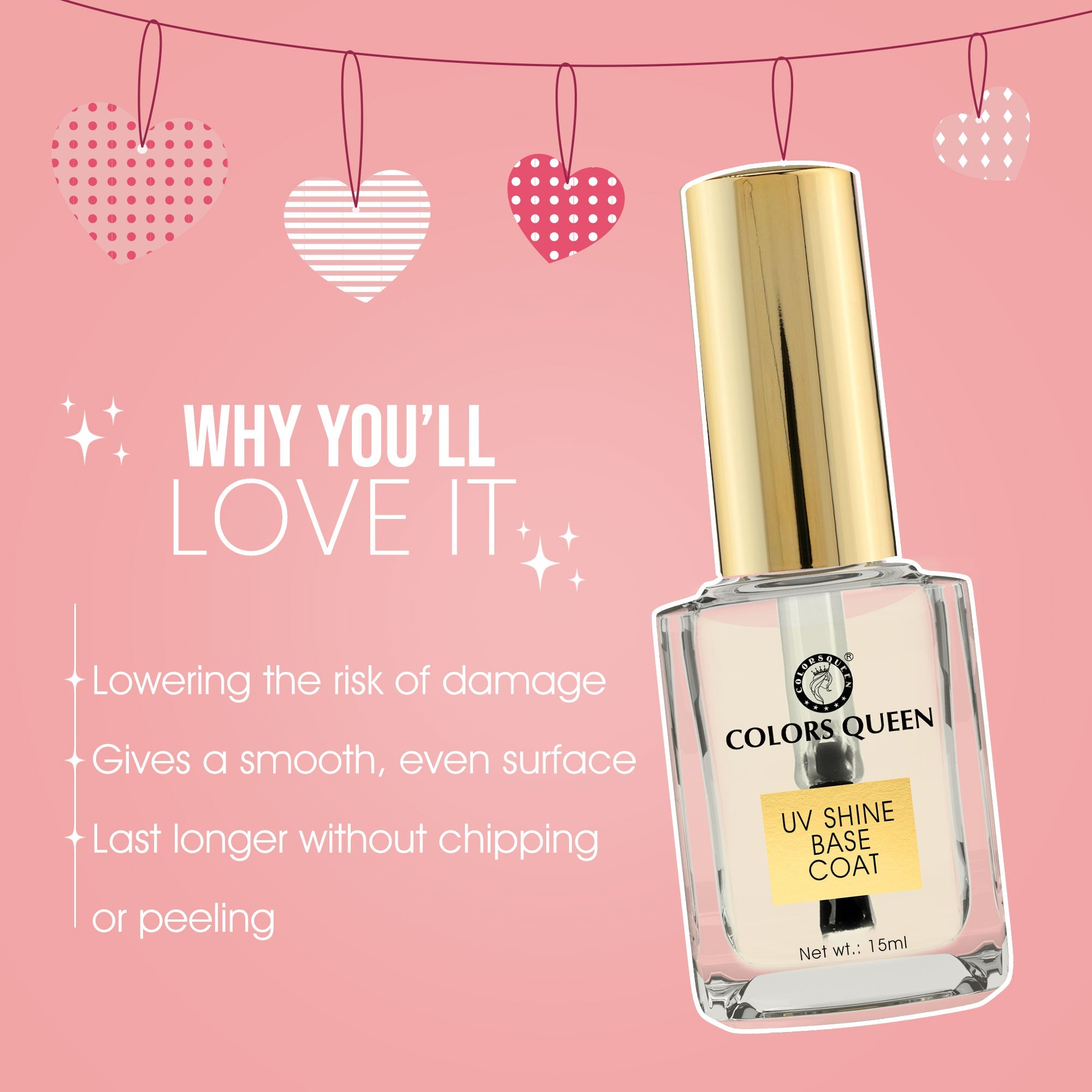 Nail Care (UV Shine Base Coat) | 15 ML