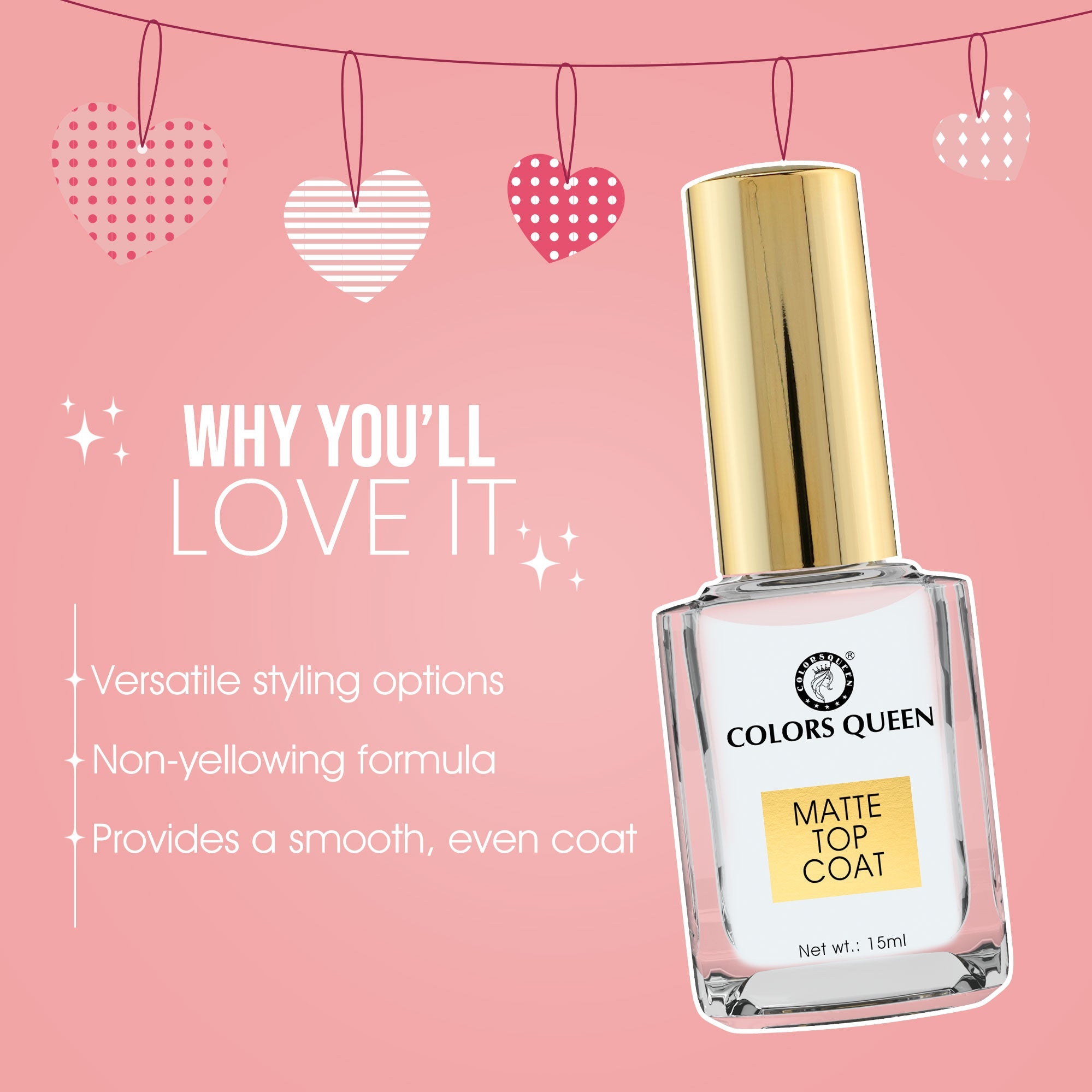 Nail Care (Matte Top Coat) | 15 ML