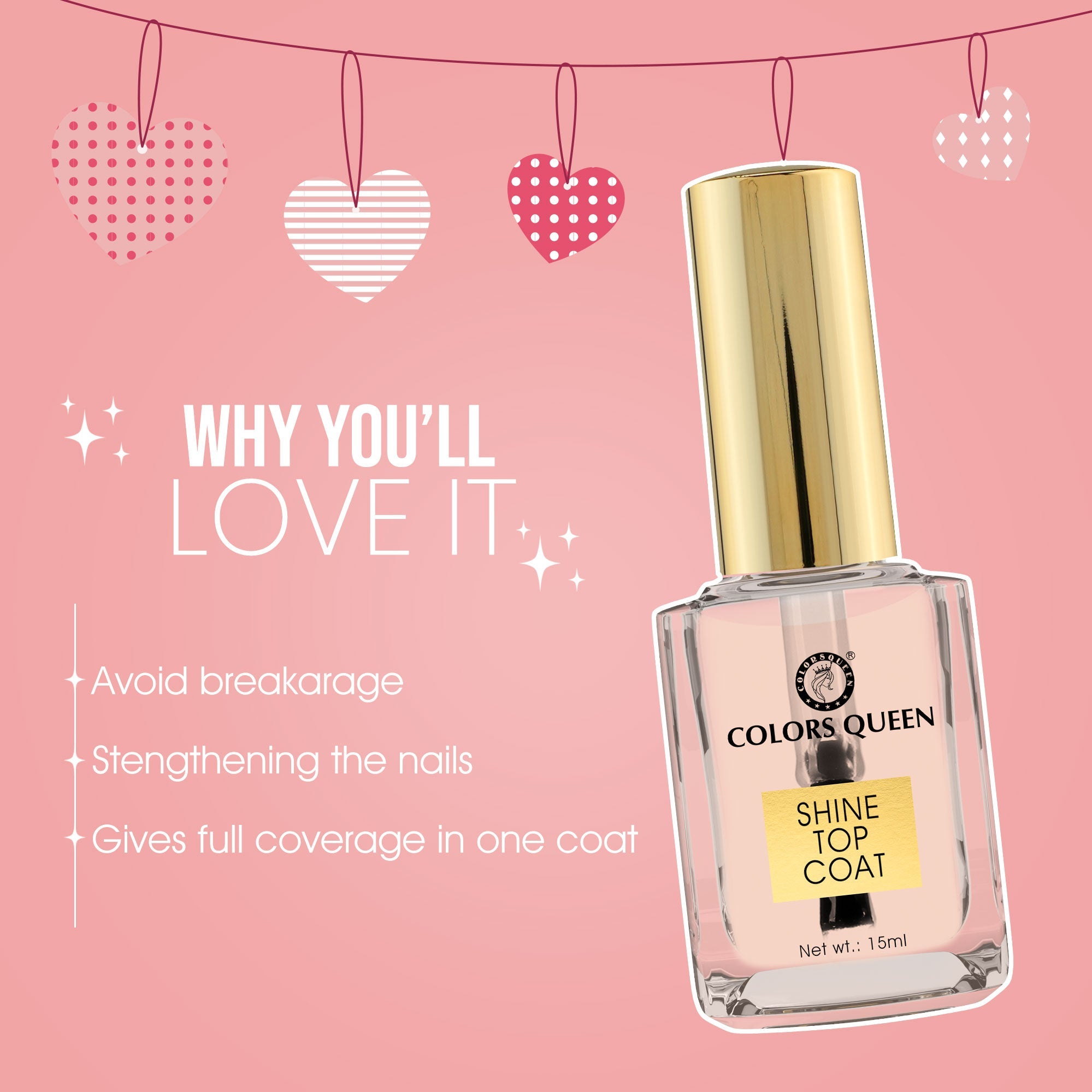 Nail Care (Shine Top Coat) | 15 ML