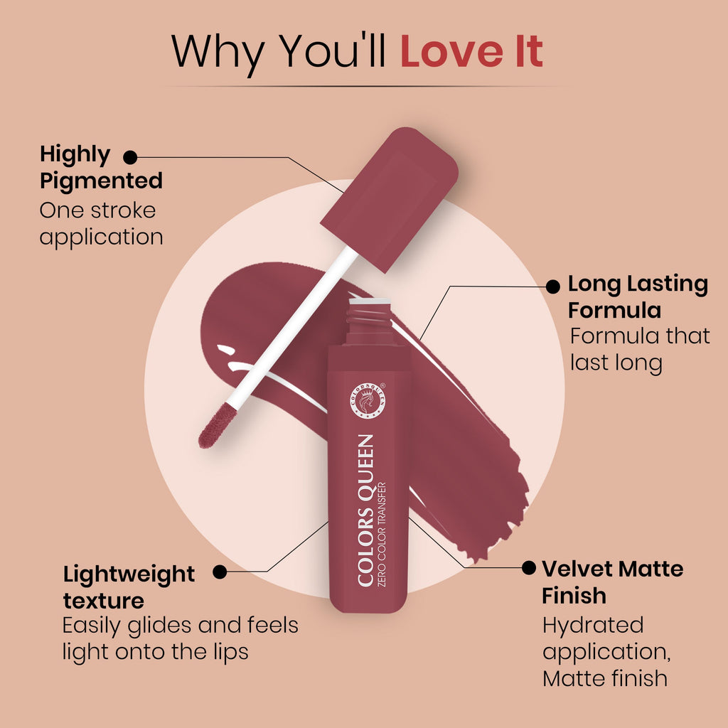 Zero Transfer Lipstick – Smudge Proof