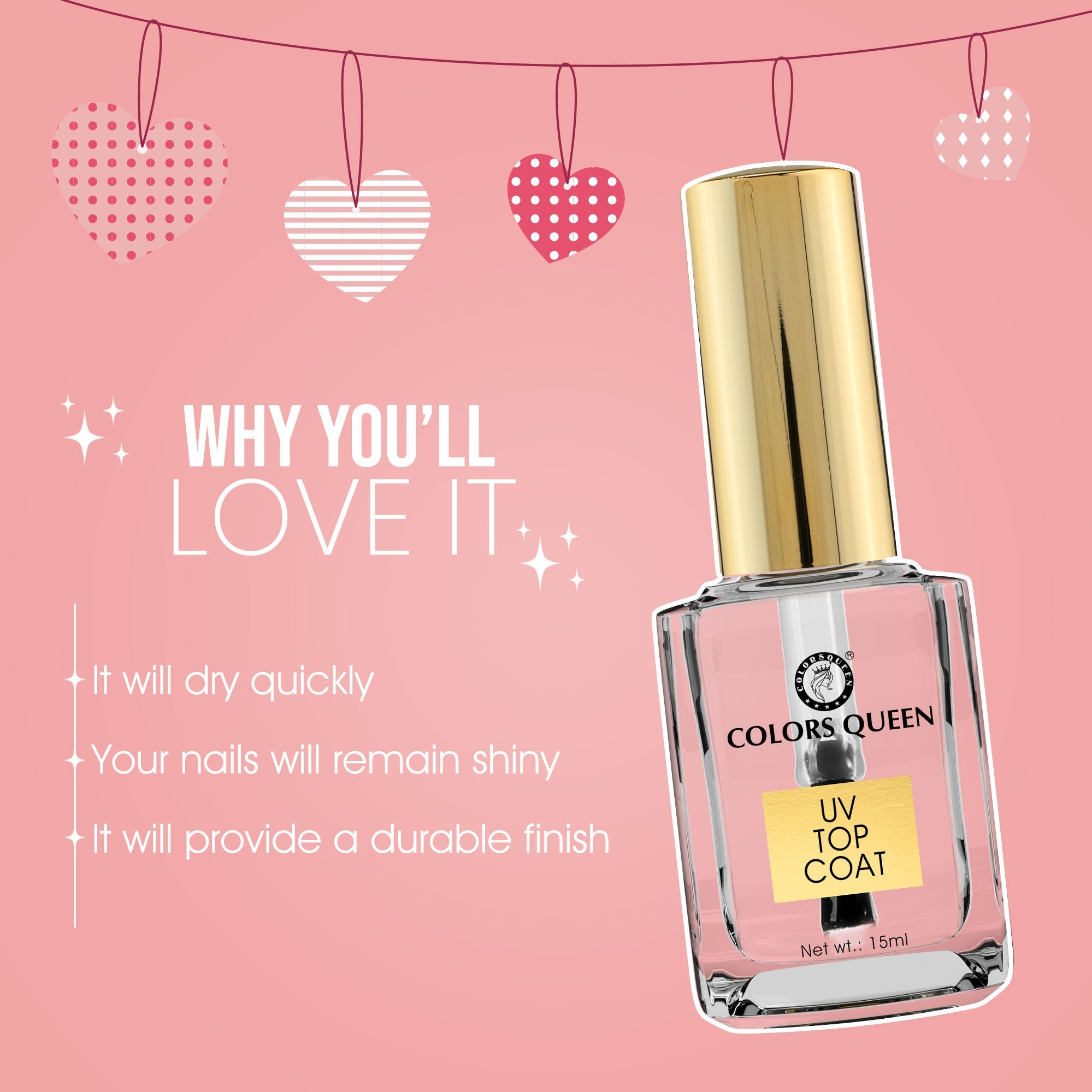 Nail Care (UV Top Coat) | 15 ML