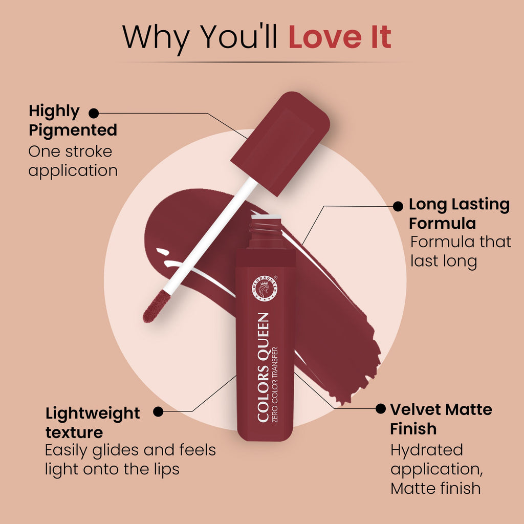 Zero Transfer Lipstick – Smudge Proof
