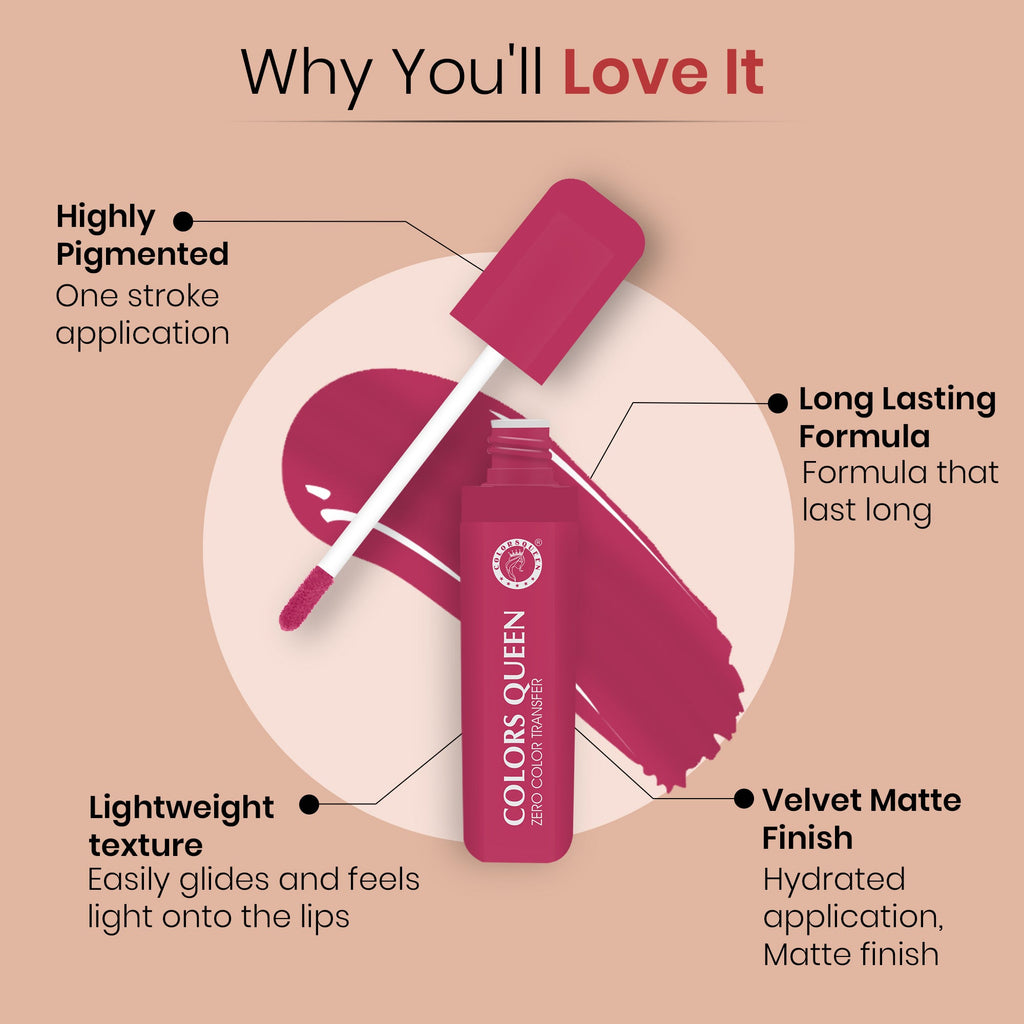 Zero Transfer Lipstick – Smudge Proof