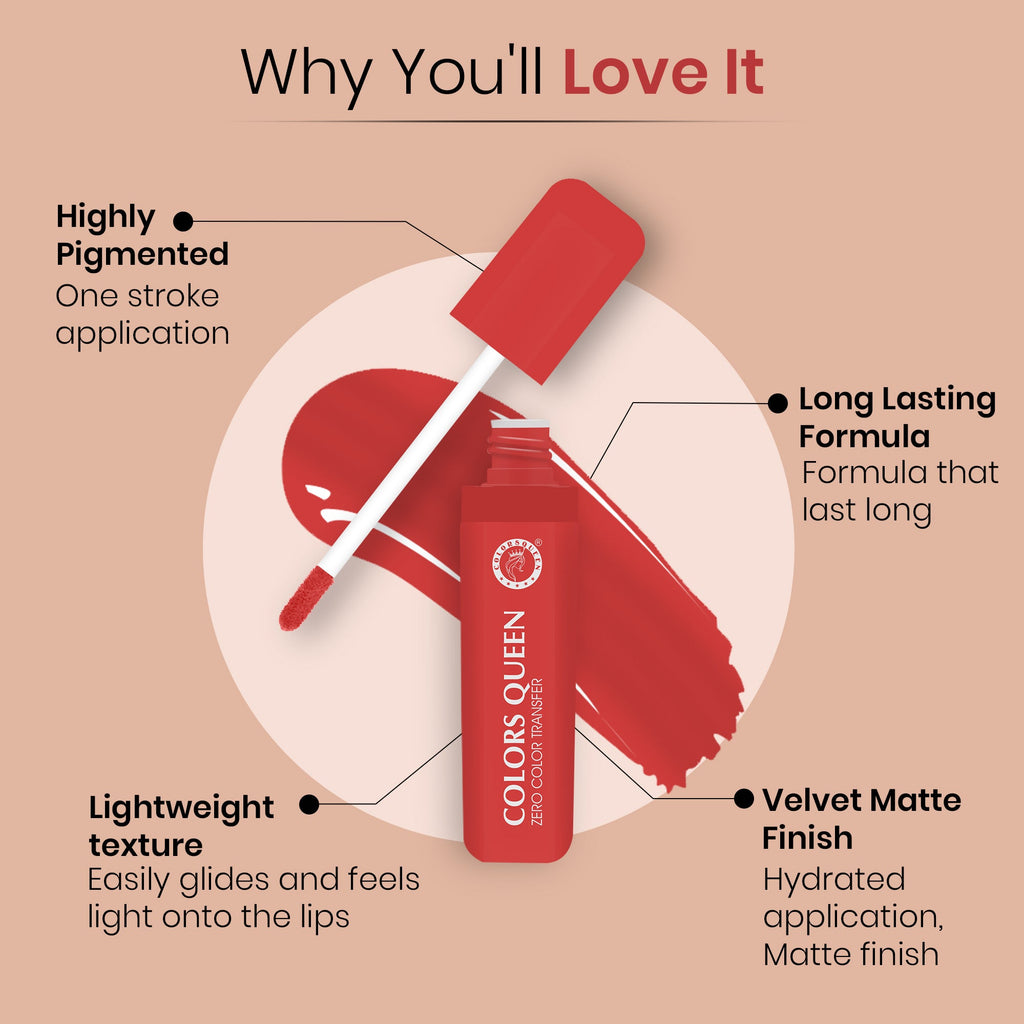 Zero Transfer Lipstick – Smudge Proof