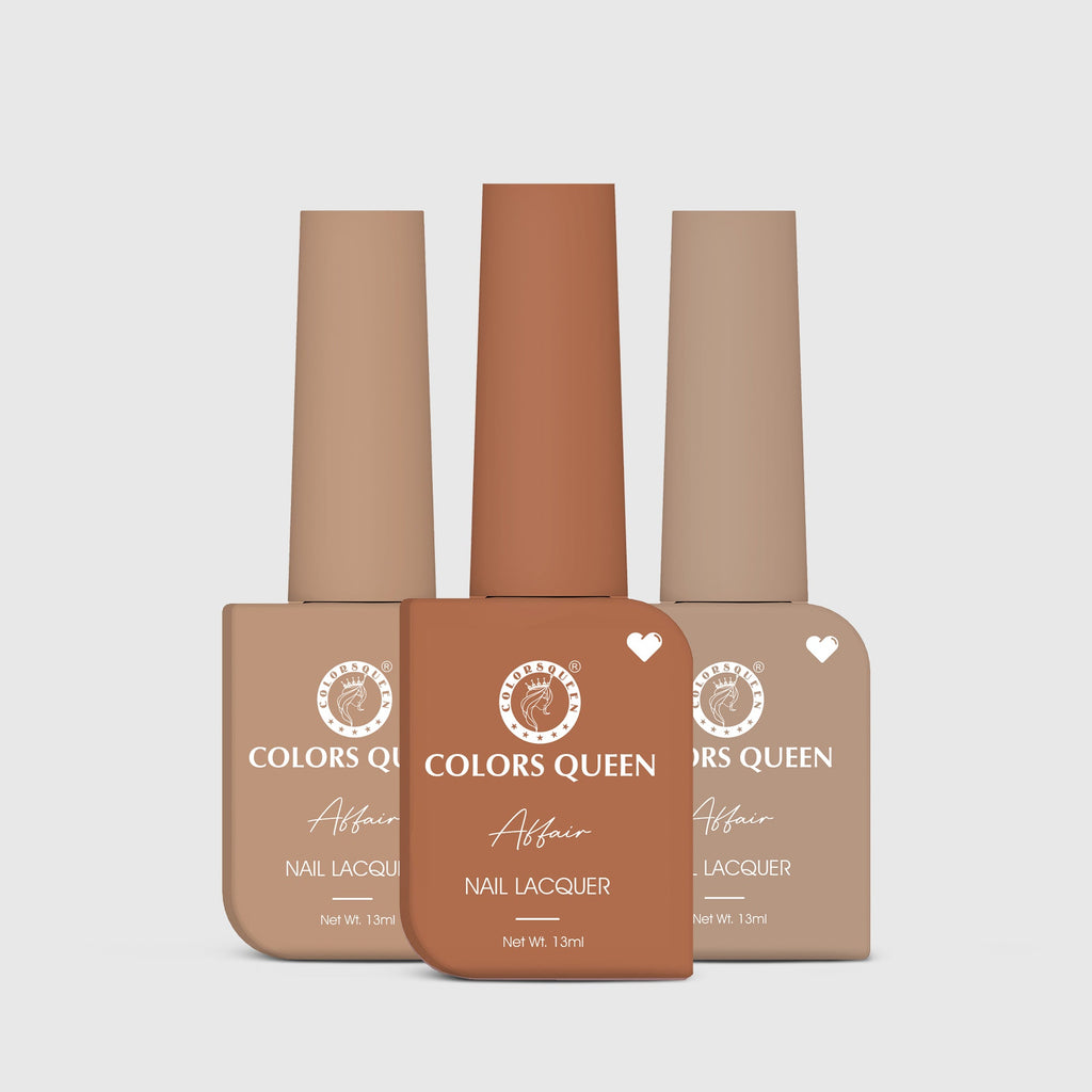 Affair Matte Nail Paint Set of 3 – Highly Pigmented Enamel