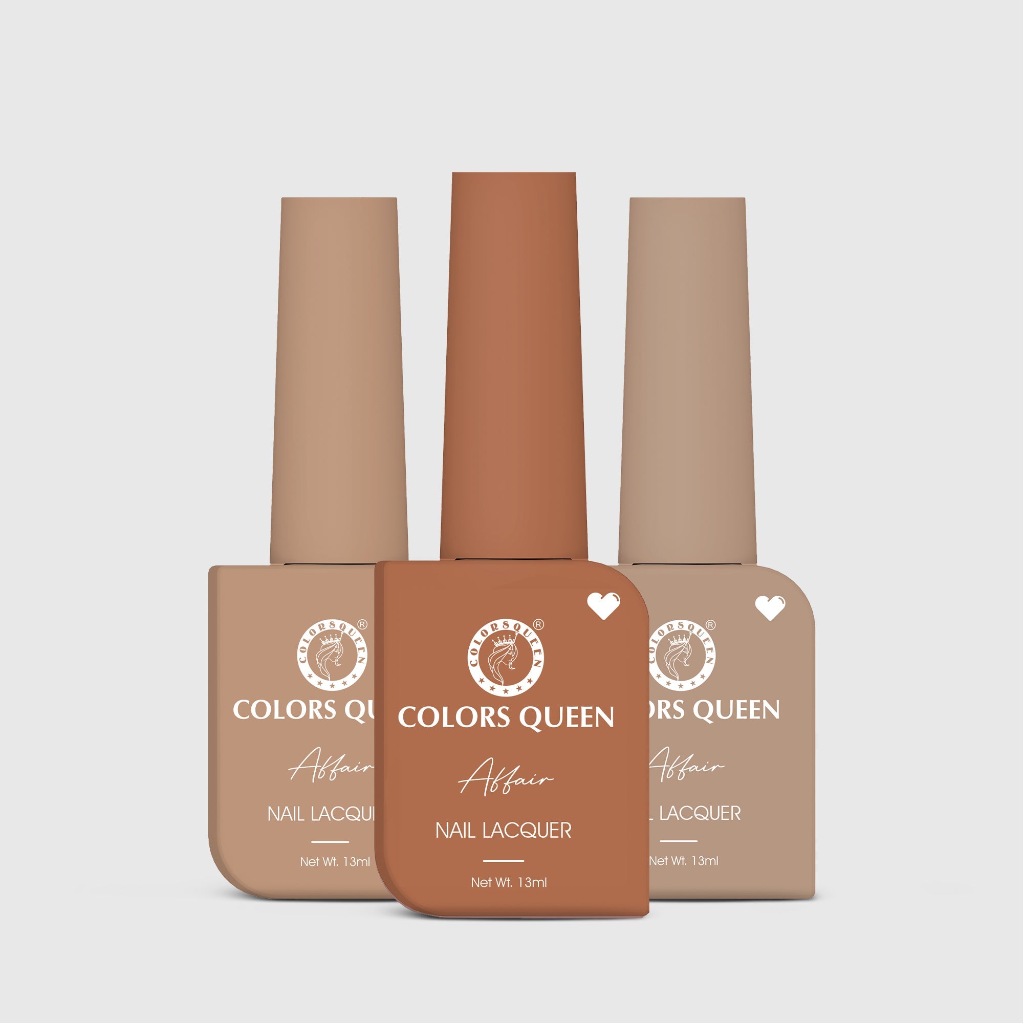 Affair Matte Nail Paint Set of 3 – Highly Pigmented Enamel