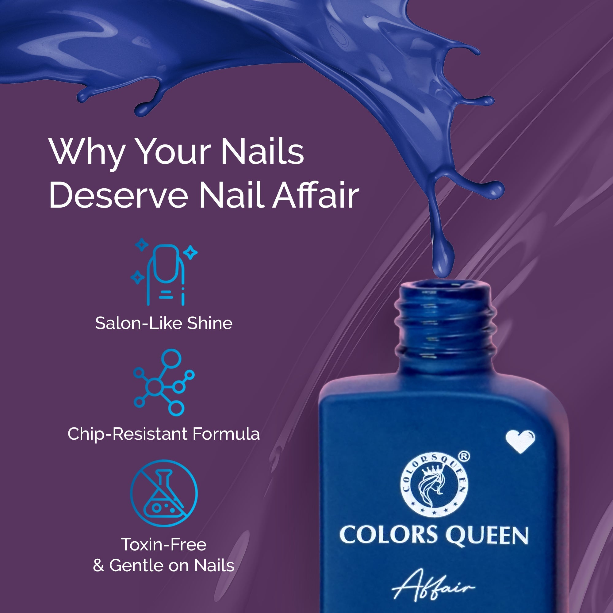 Nail Affair Nail Polish – Bold Colors  | 13ml