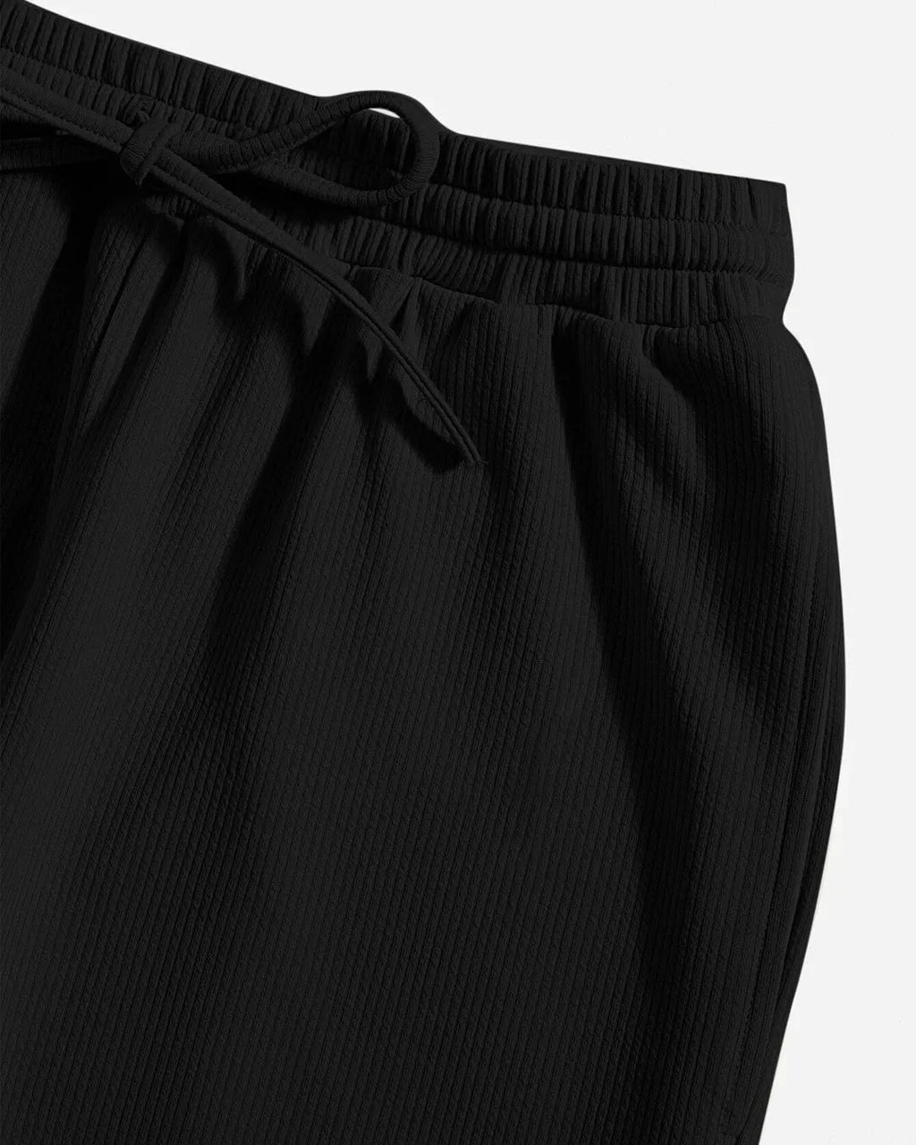 Casual Wear Fits Black Lounge Set