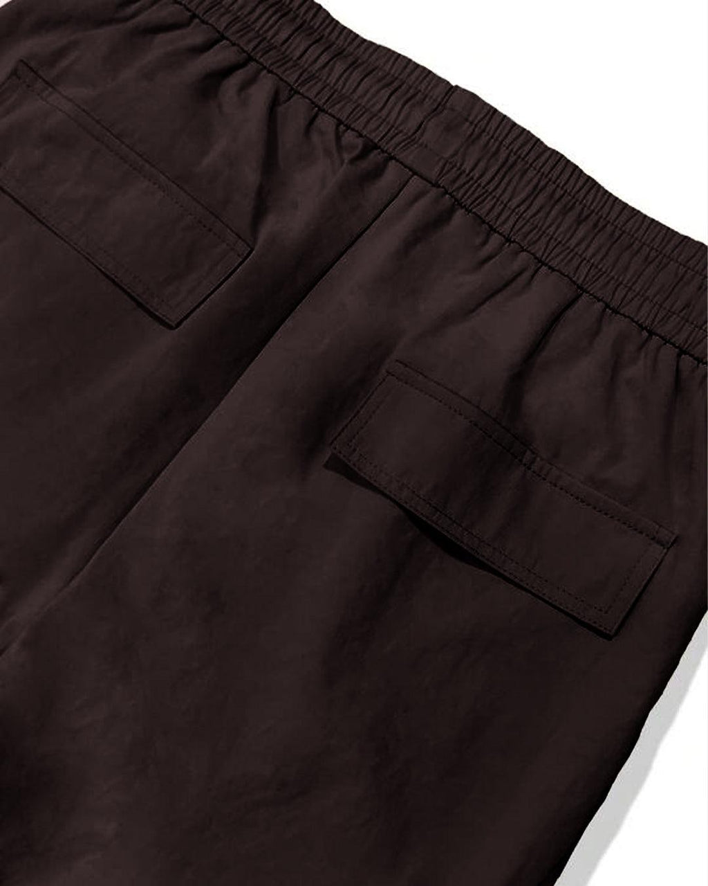 Men Fashion Multi Pocket Casual Breathable Baggy Cargo Pants In Dark Brown