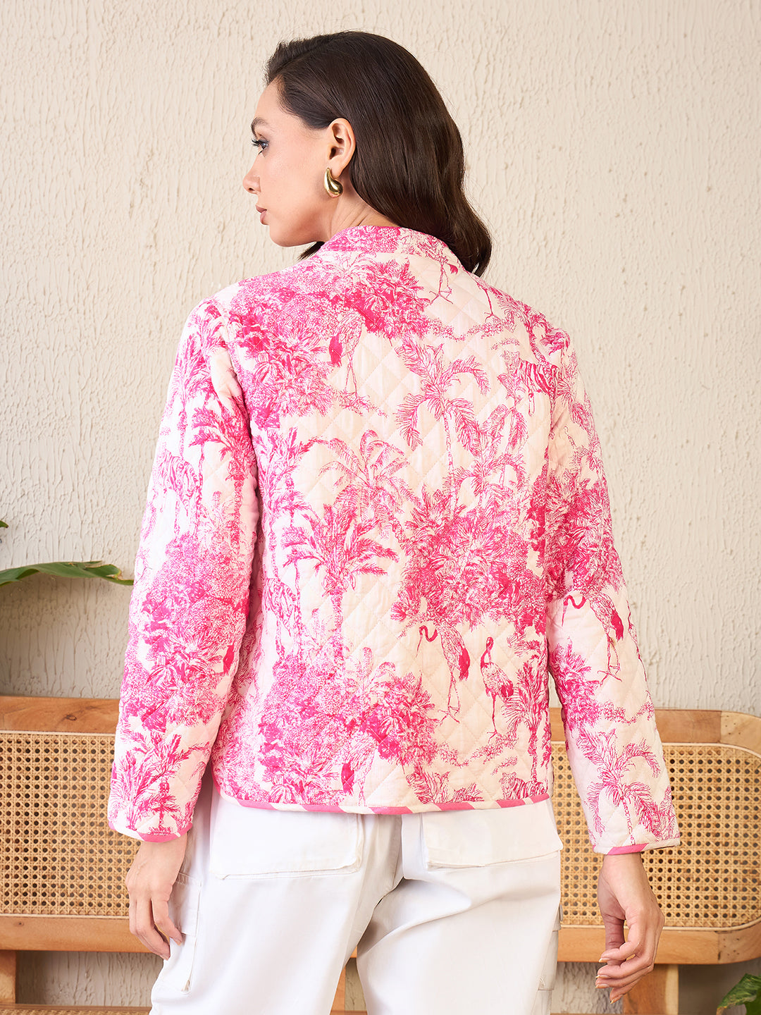 Reversible Cotton Quilted Jacket