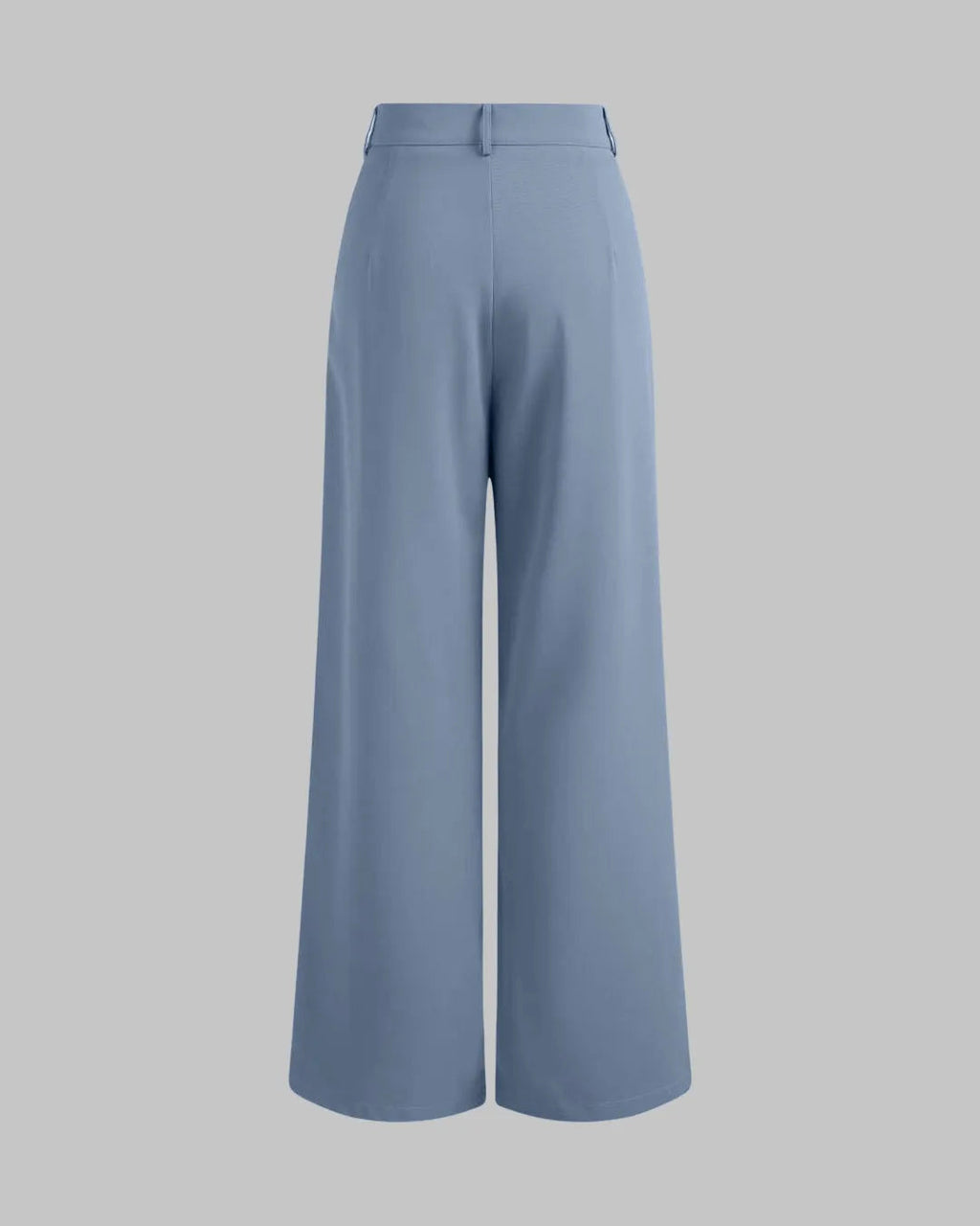 Premium Quality Set Of Two Cropped Top With Korean Style Baggy Trouser In Blue