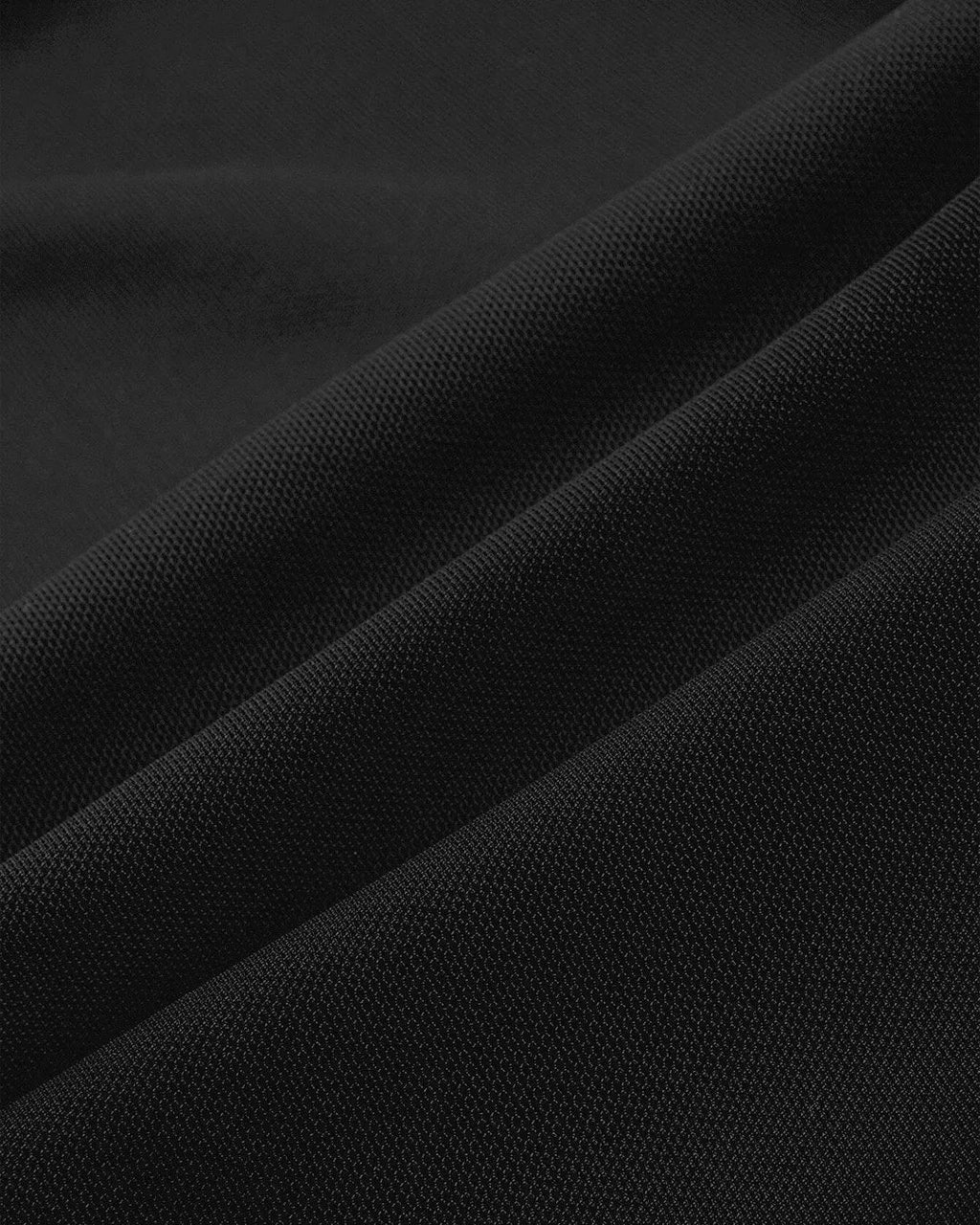 Square Neck Bow Decorated Long Sleeve Black Top