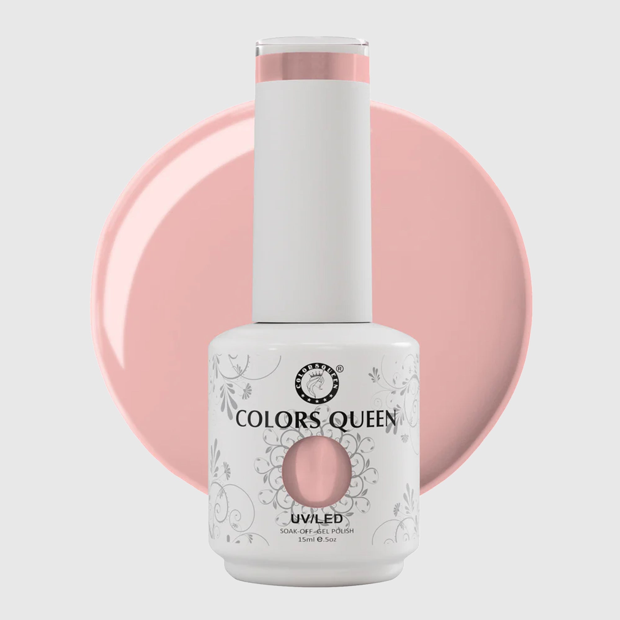 UV LED Soak Off Gel Polish - Nude & Pink Nail Colors | 15 ML