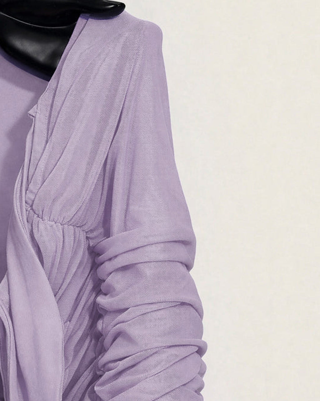 Ruffle Hem Square Neck Mini Fitted Dress in Lilac
