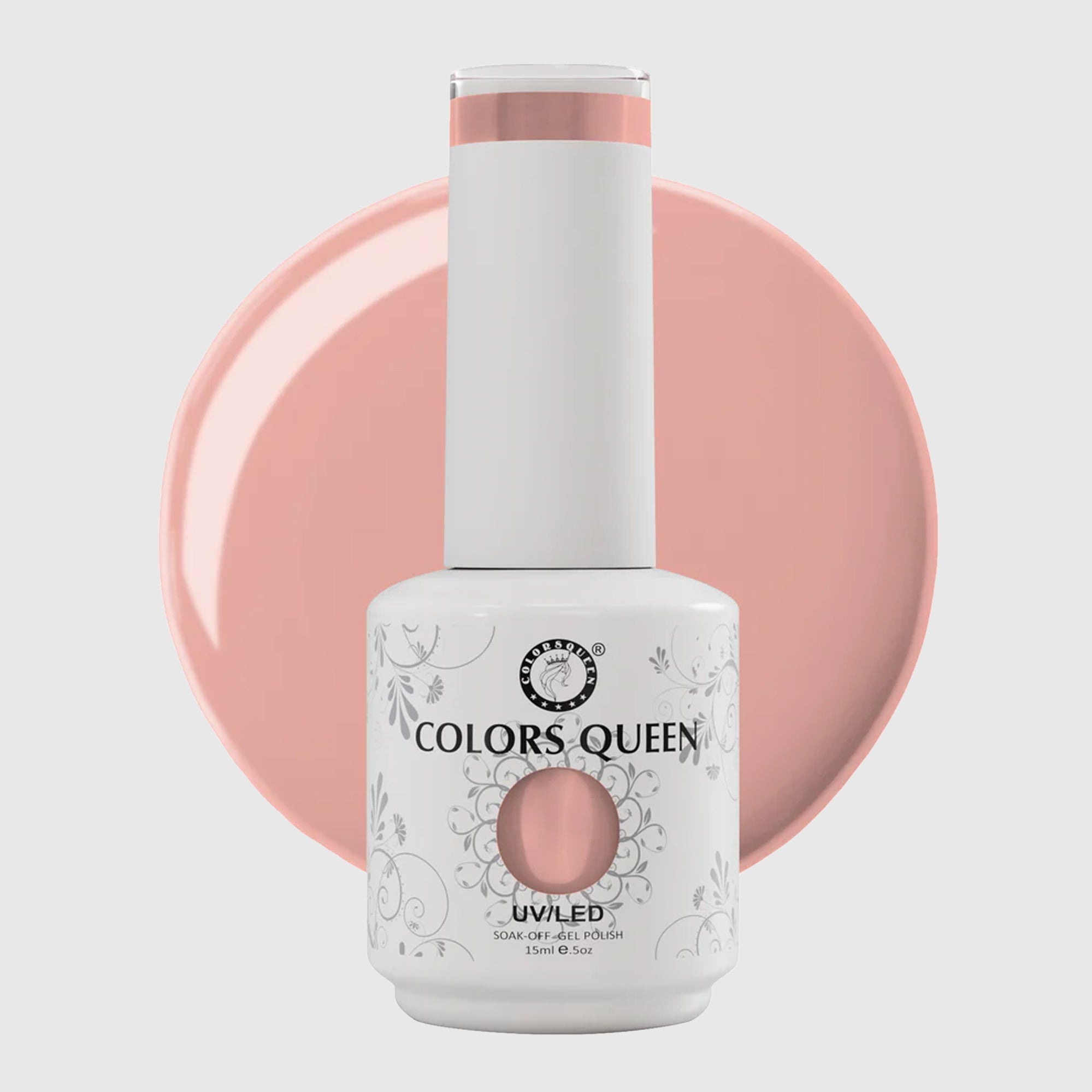 UV LED Soak Off Gel Polish - Nude & Pink Nail Colors | 15 ML