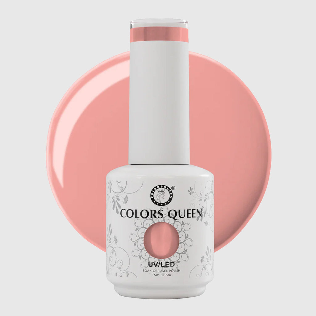 UV LED Soak Off Gel Polish - Nude & Pink Nail Colors | 15 ML