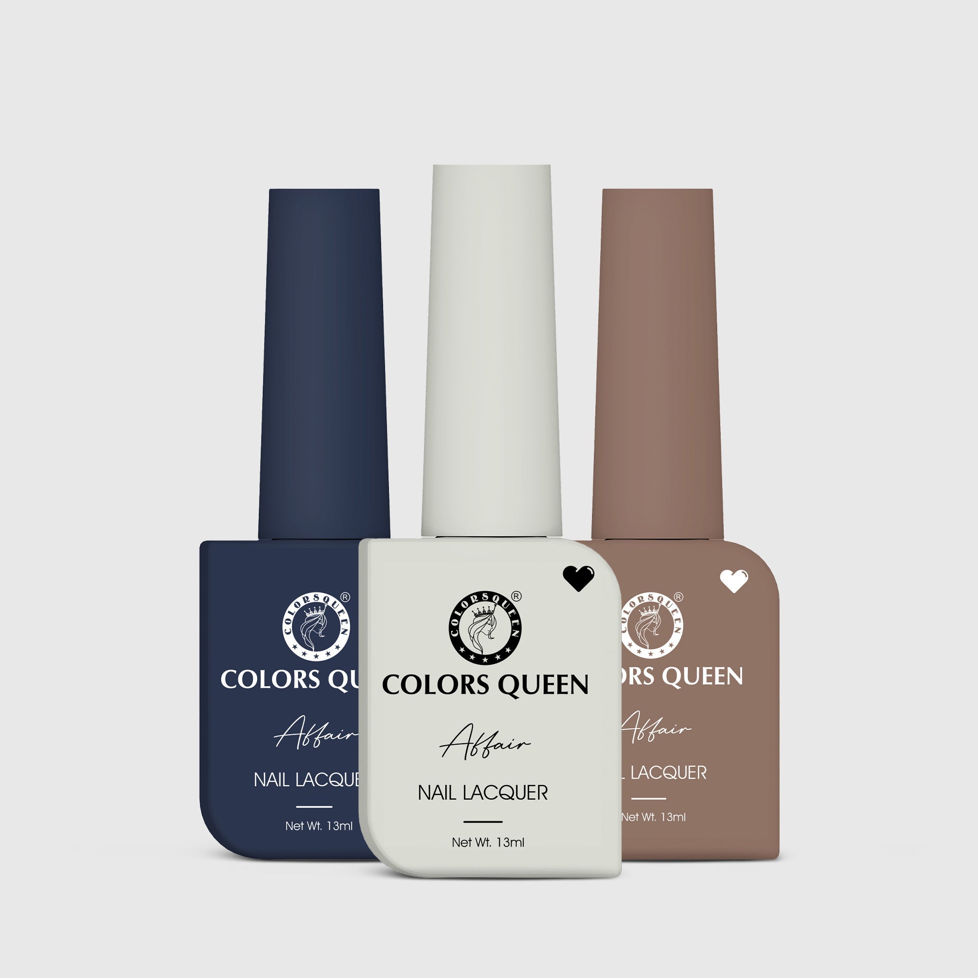 Affair Matte Nail Paint Set of 3 – Highly Pigmented Enamel