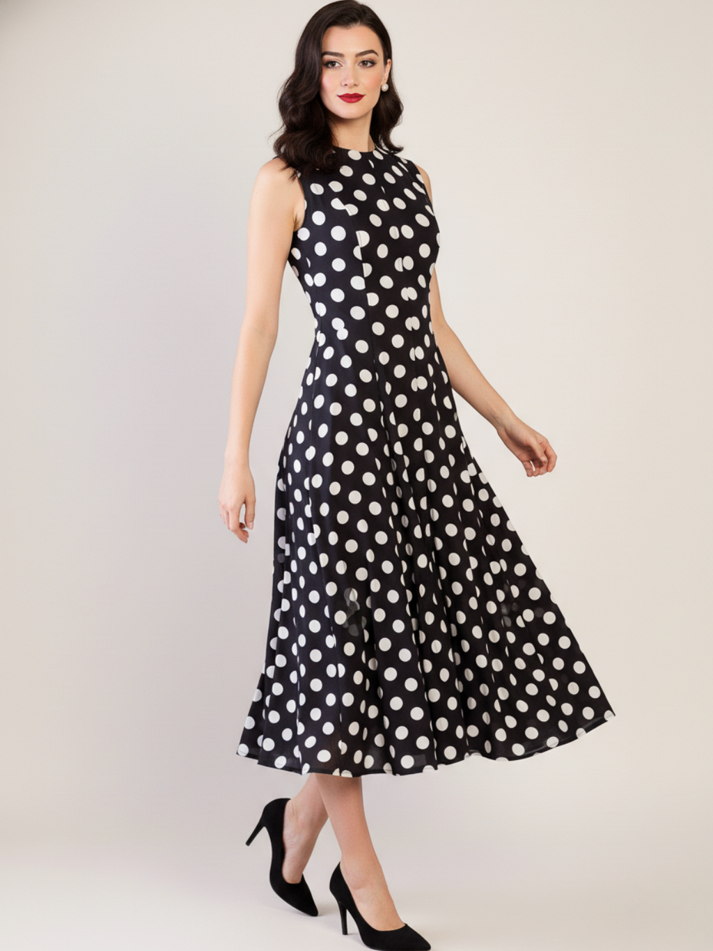 Pure Cotton Panelled Midi Dress