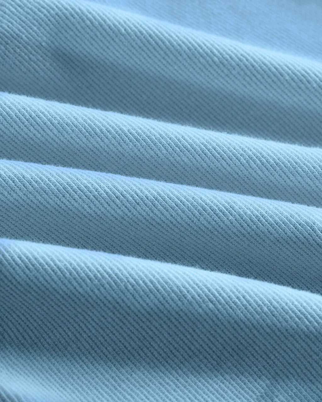 Sweetheart Neck Sheer Cap Sleeve Top in Powder Blue