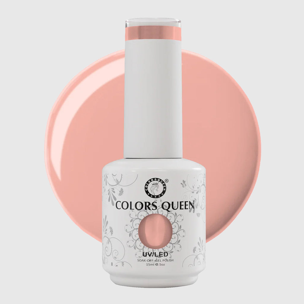 UV LED Soak Off Gel Polish - Nude & Pink Nail Colors | 15 ML