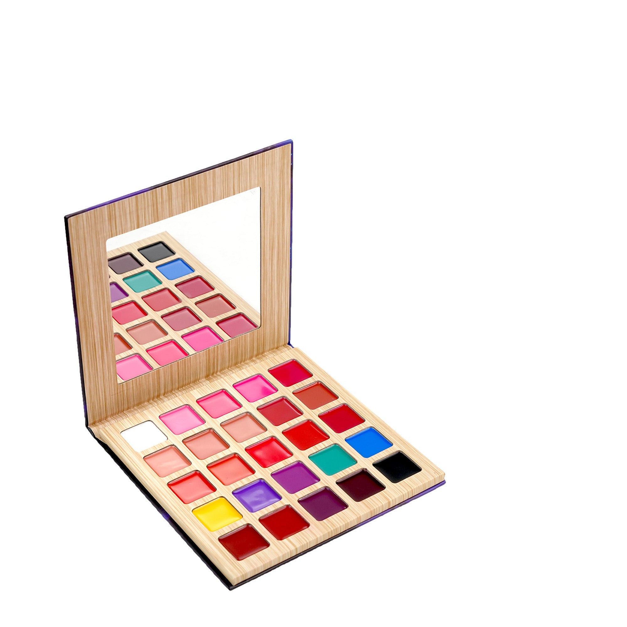 Lip Palette with 25 Creamy Matte & Vibrant Shades