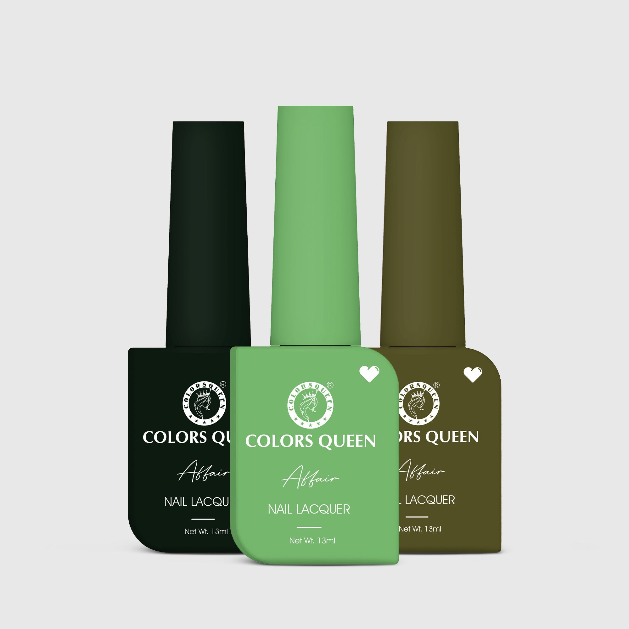 Affair Matte Nail Paint Set of 3 – Highly Pigmented Enamel