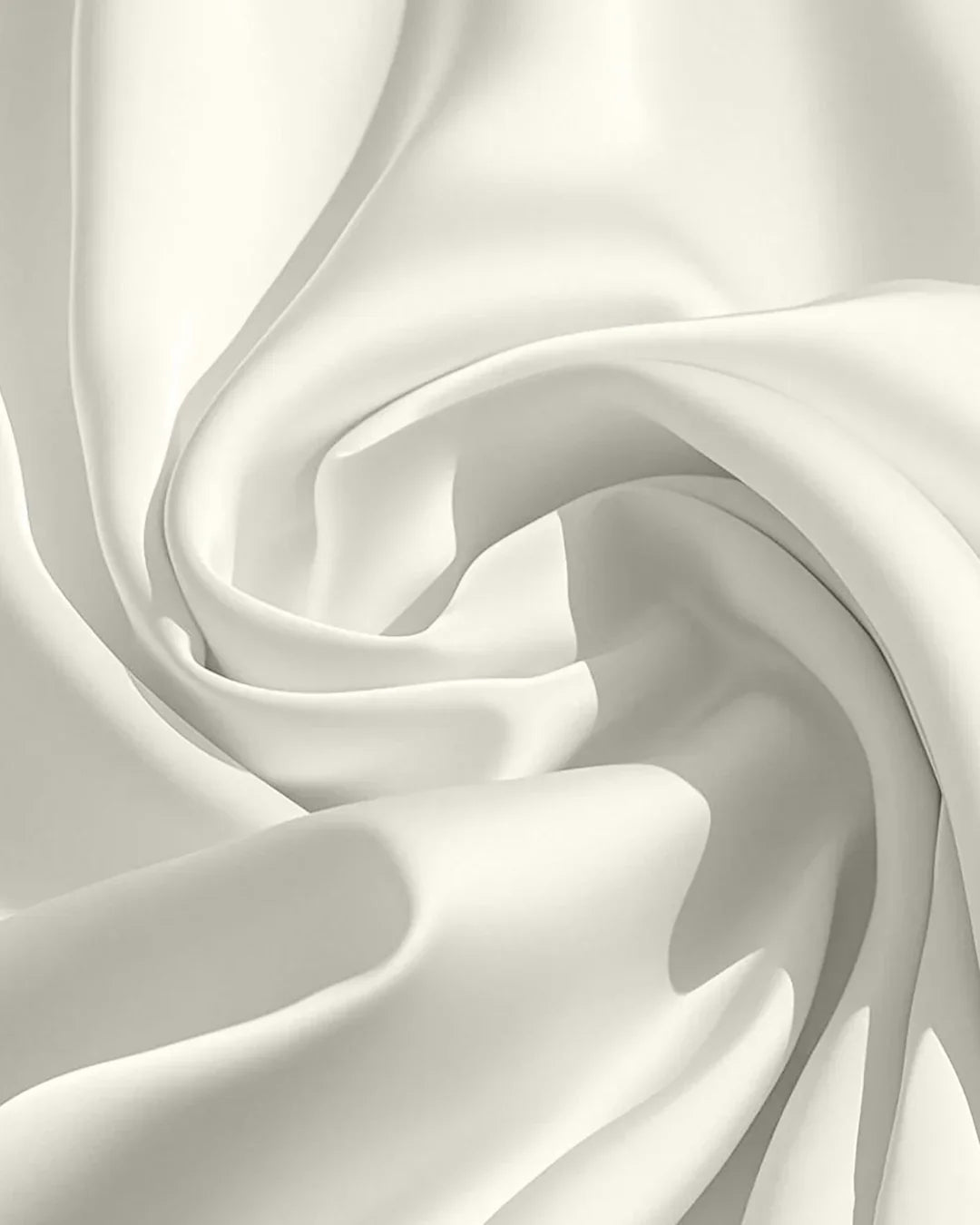Women's Elegant Solid Color Waist Cinched cowl neck in Off- White