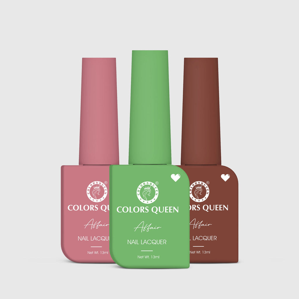 Affair Matte Nail Paint Set of 3 – Highly Pigmented Enamel
