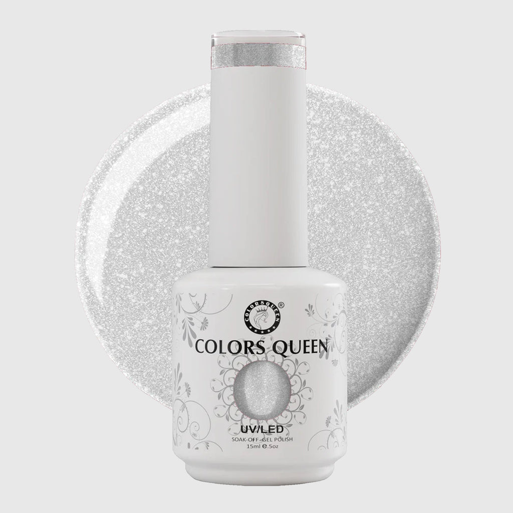 UV LED Soak Off Gel Polish - Glitter Nail Colors 