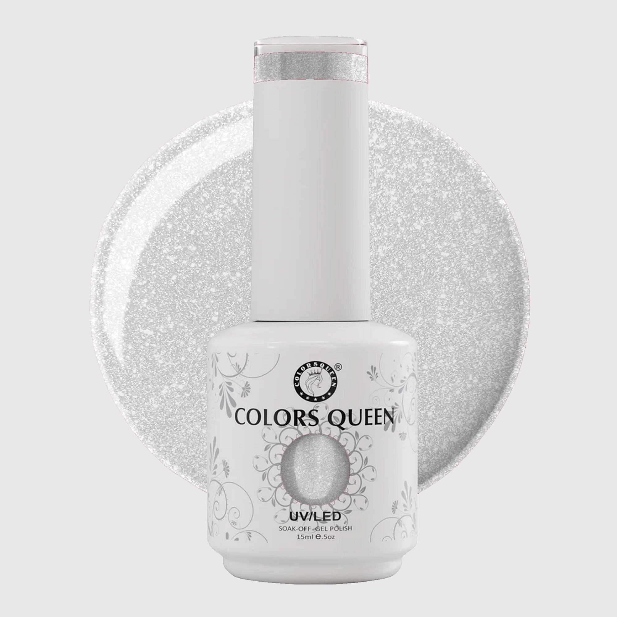 UV LED Soak Off Gel Polish - Glitter Nail Colors 