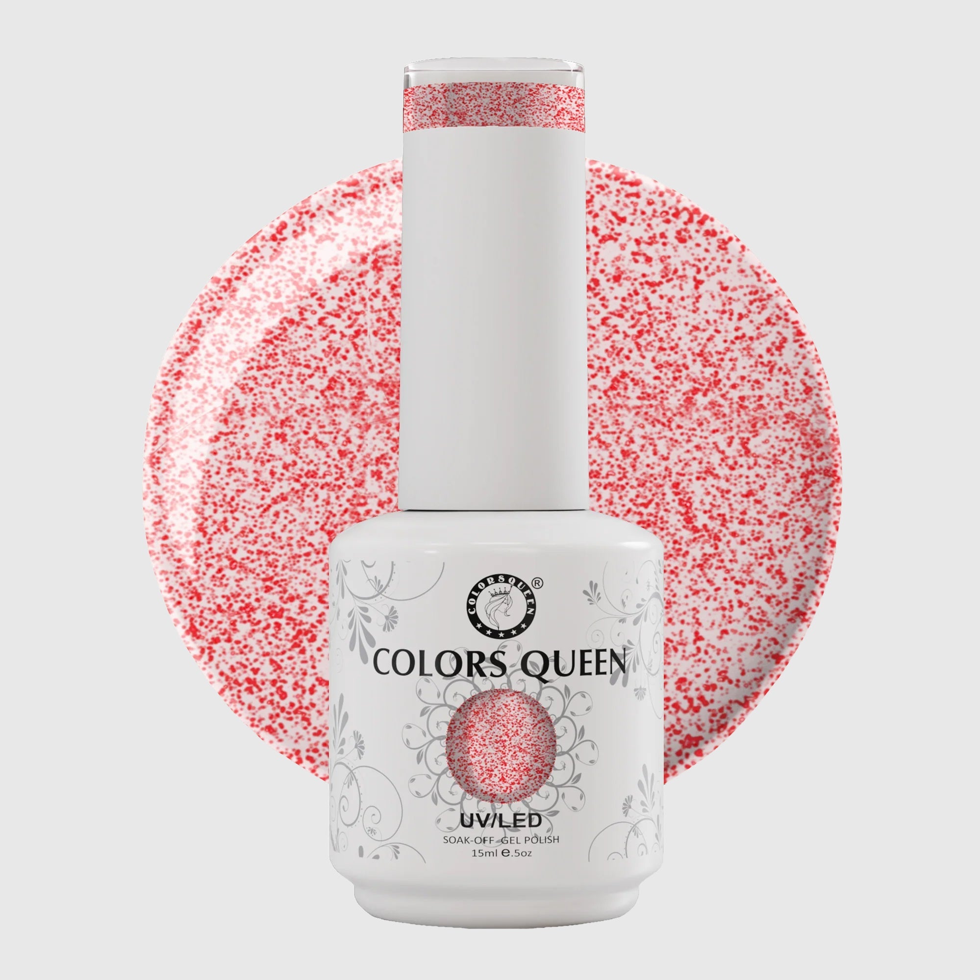 UV LED Soak Off Gel Polish - Glitter Nail Colors 