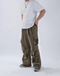 Men Off Duty Detail Flap Pocket Cargo Pant