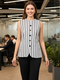 Pure Linen Tailored Waistcoat - Pinkkup