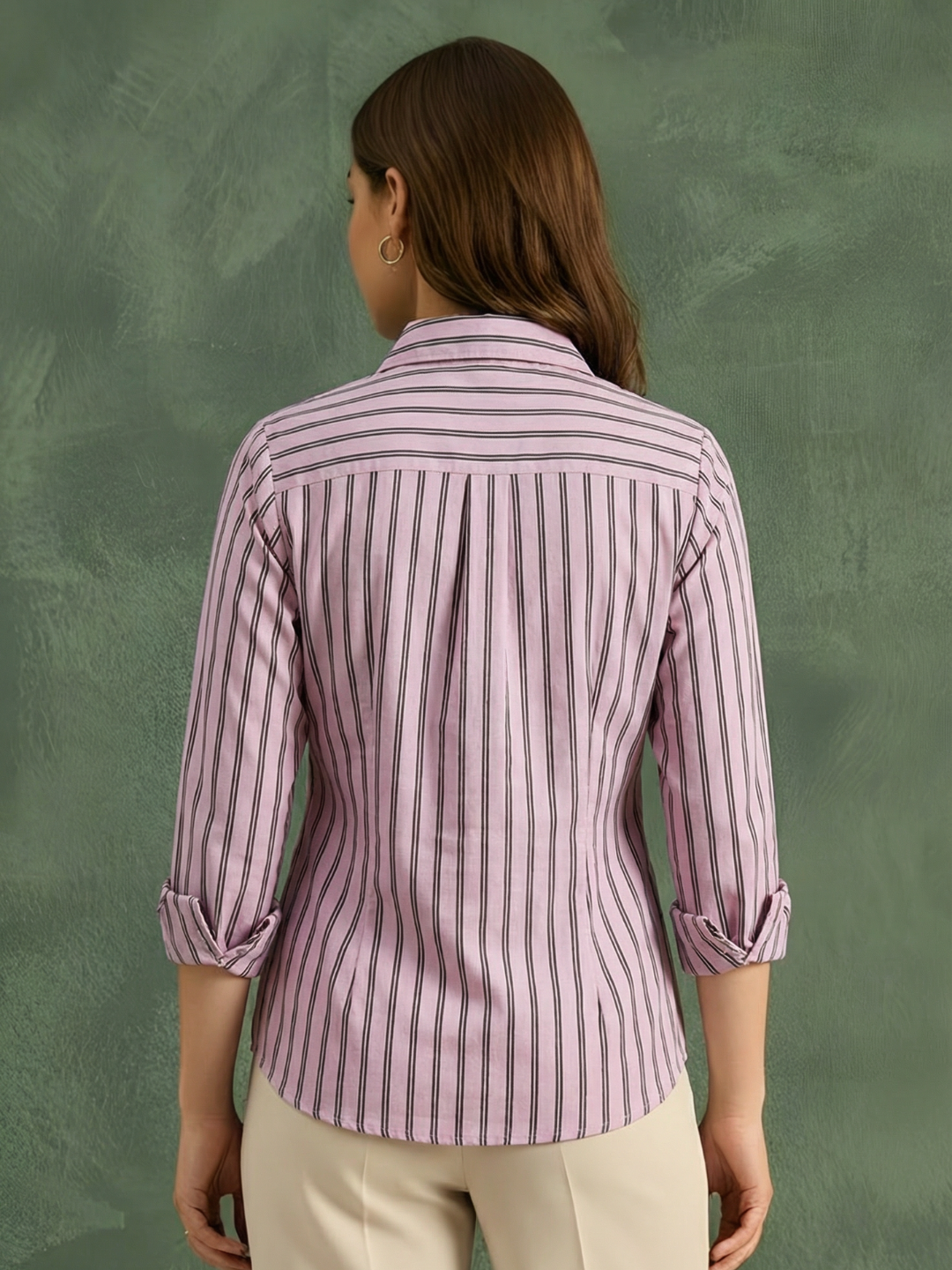 Pure Linen Striped Shirt