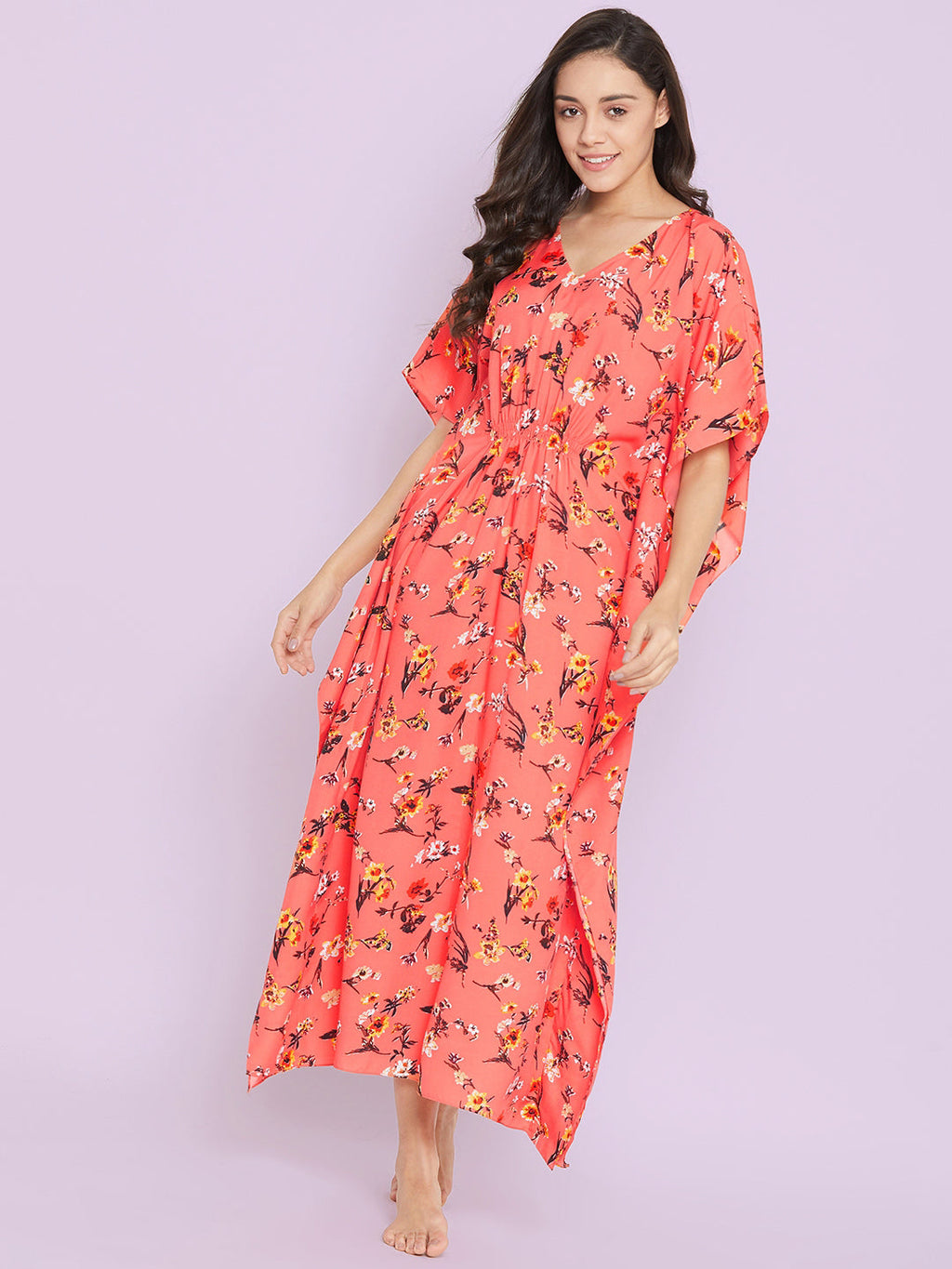 Comfortable Printed Kaftan/Nightie