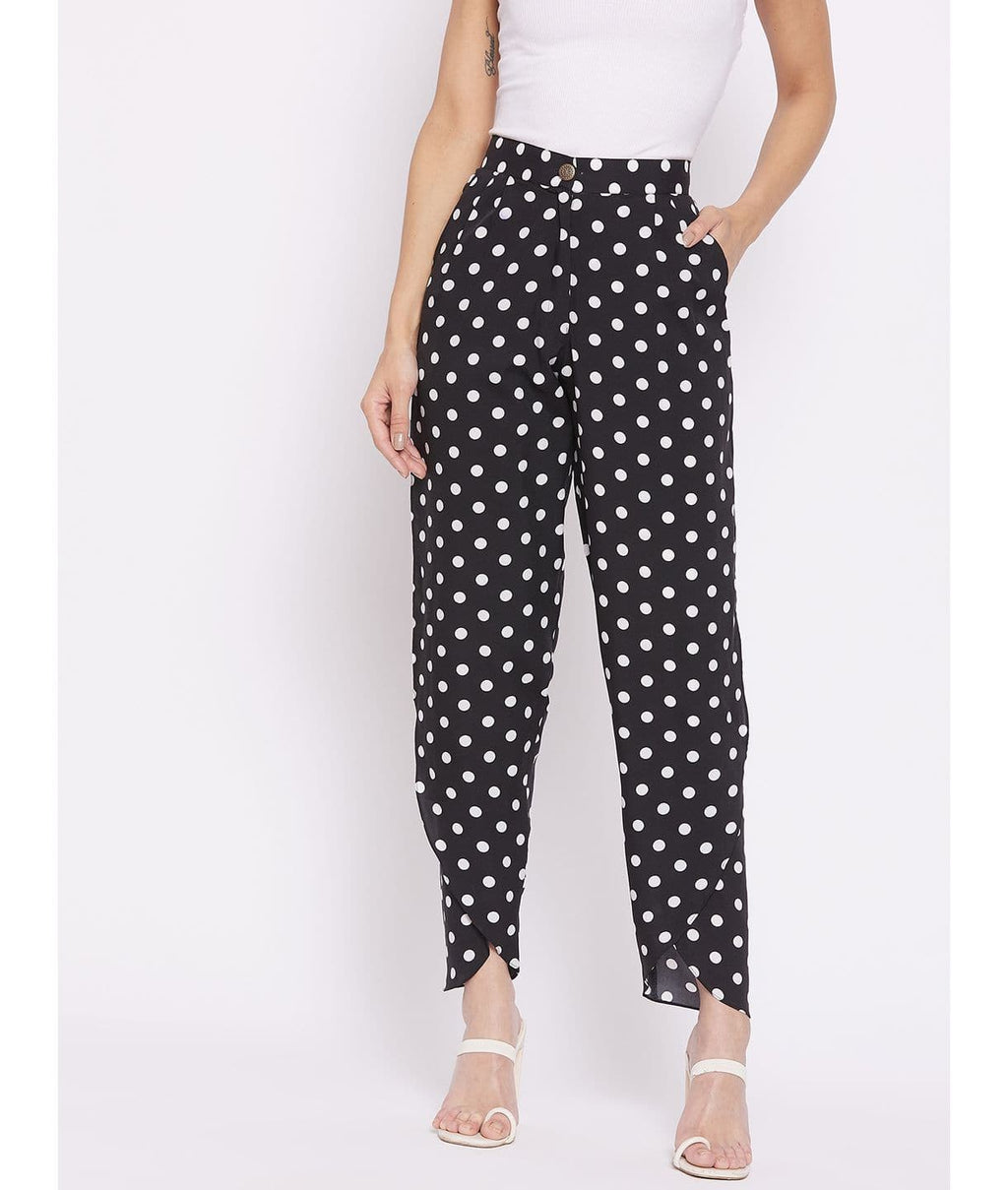 Adjustable Crepe Tulip Pants - Pinkkup