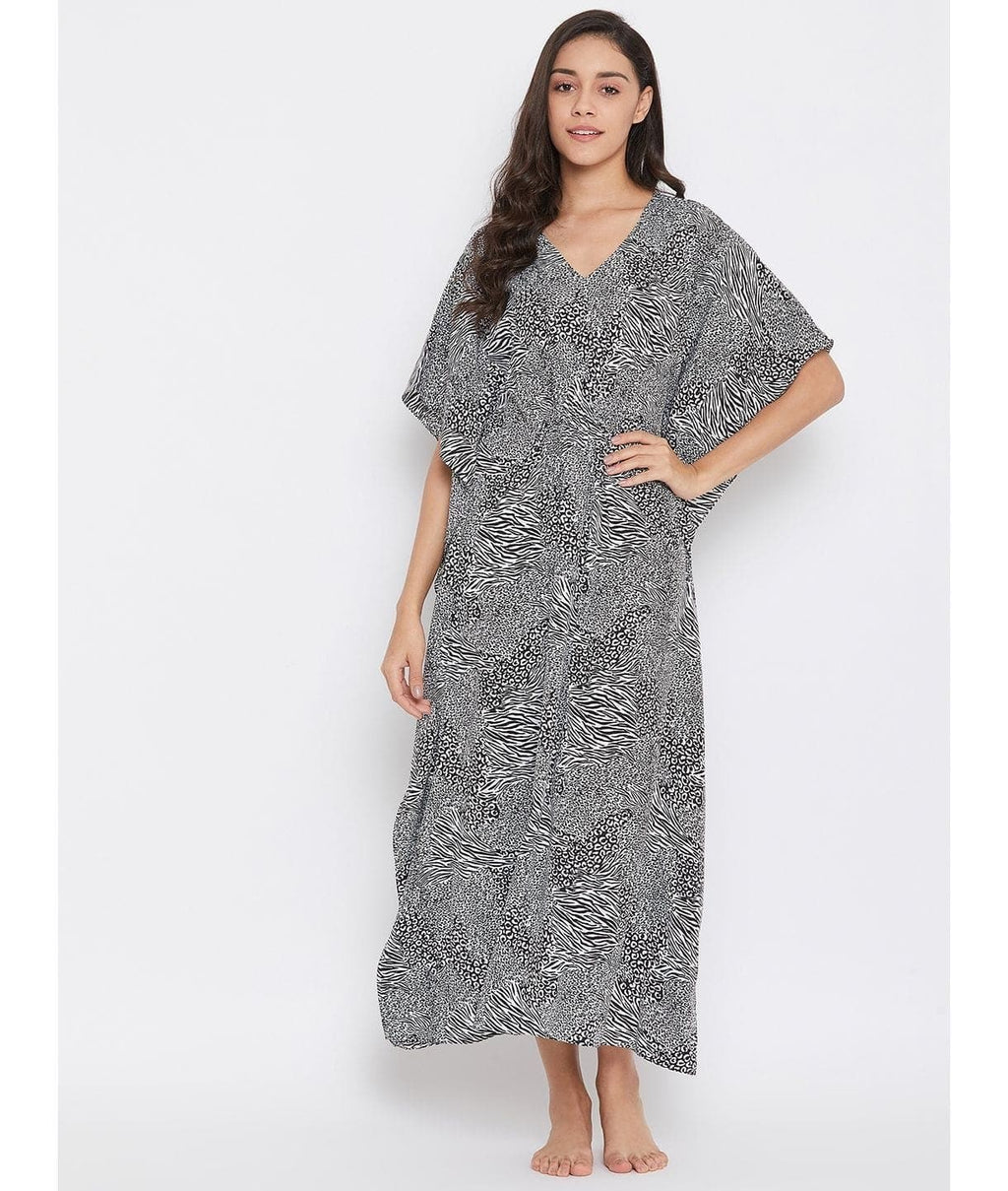 Comfortable Printed Kaftan/Nightie