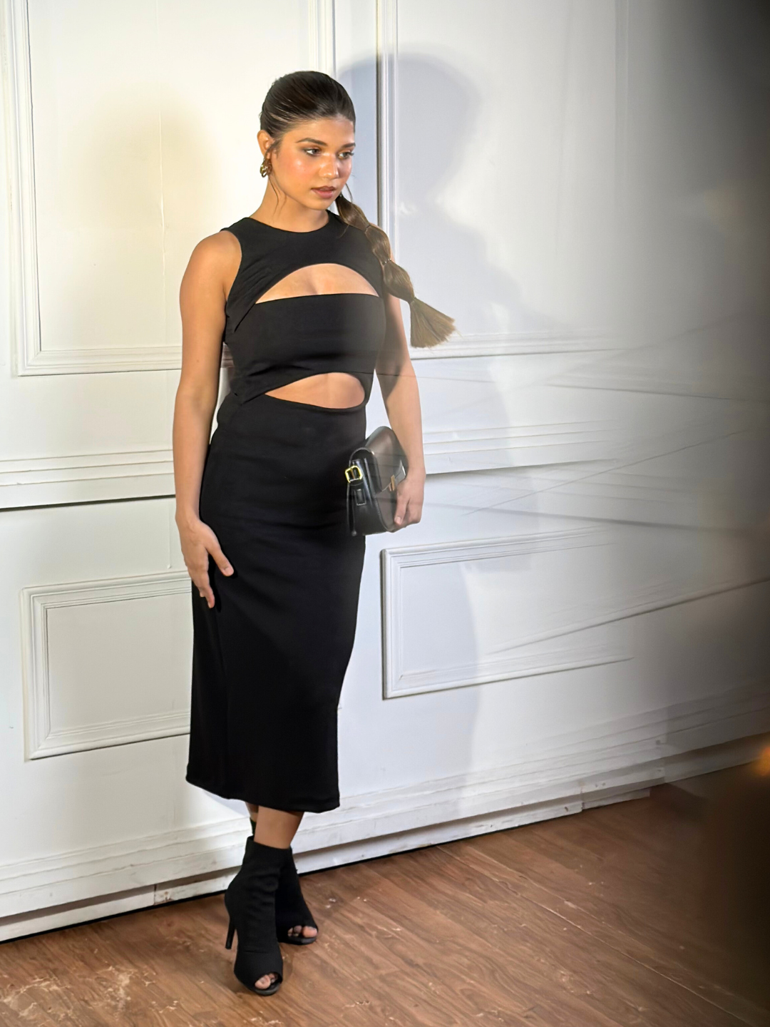 Stretchable Ribbed Bandage Dress